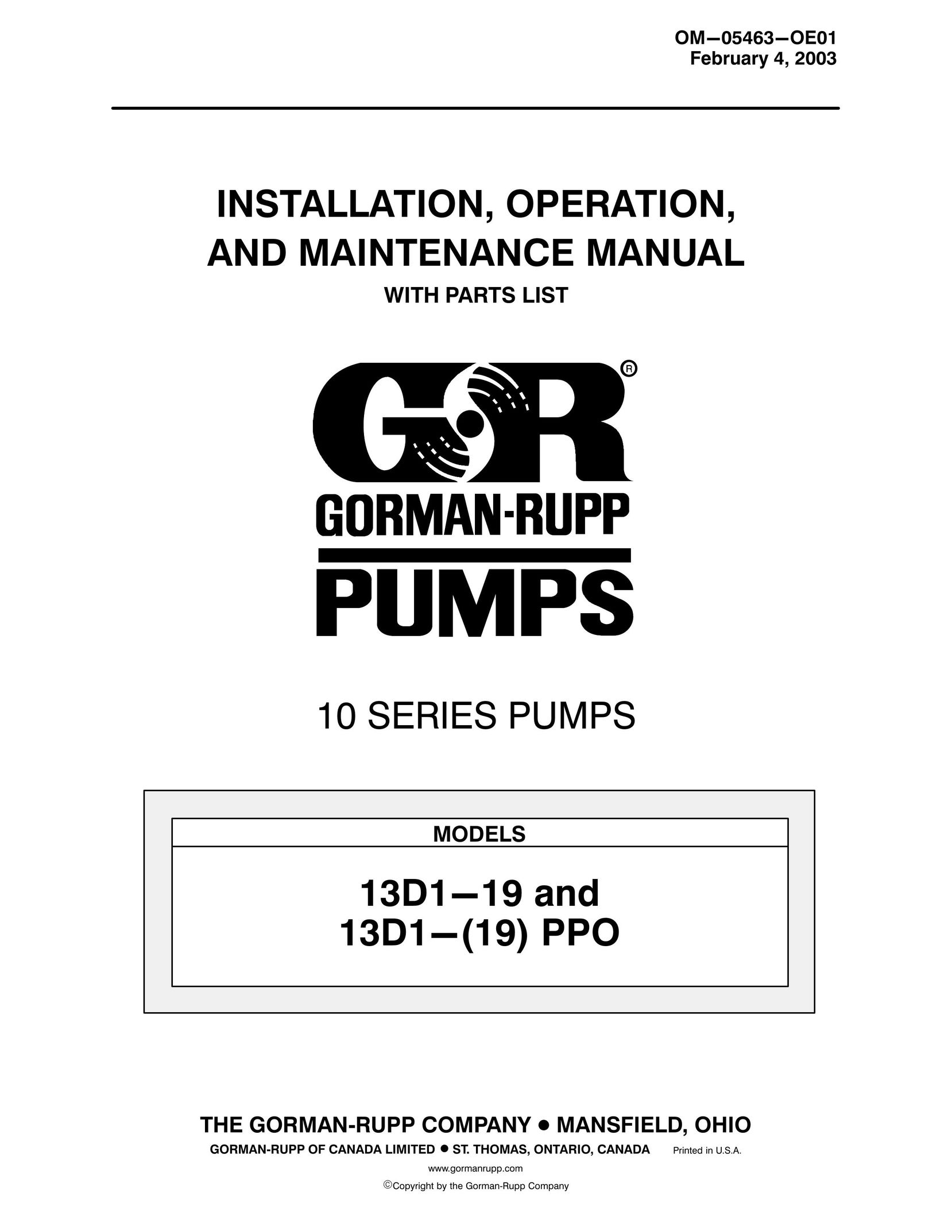 Briggs & Stratton 13D1-(19) PPO Heat Pump User Manual