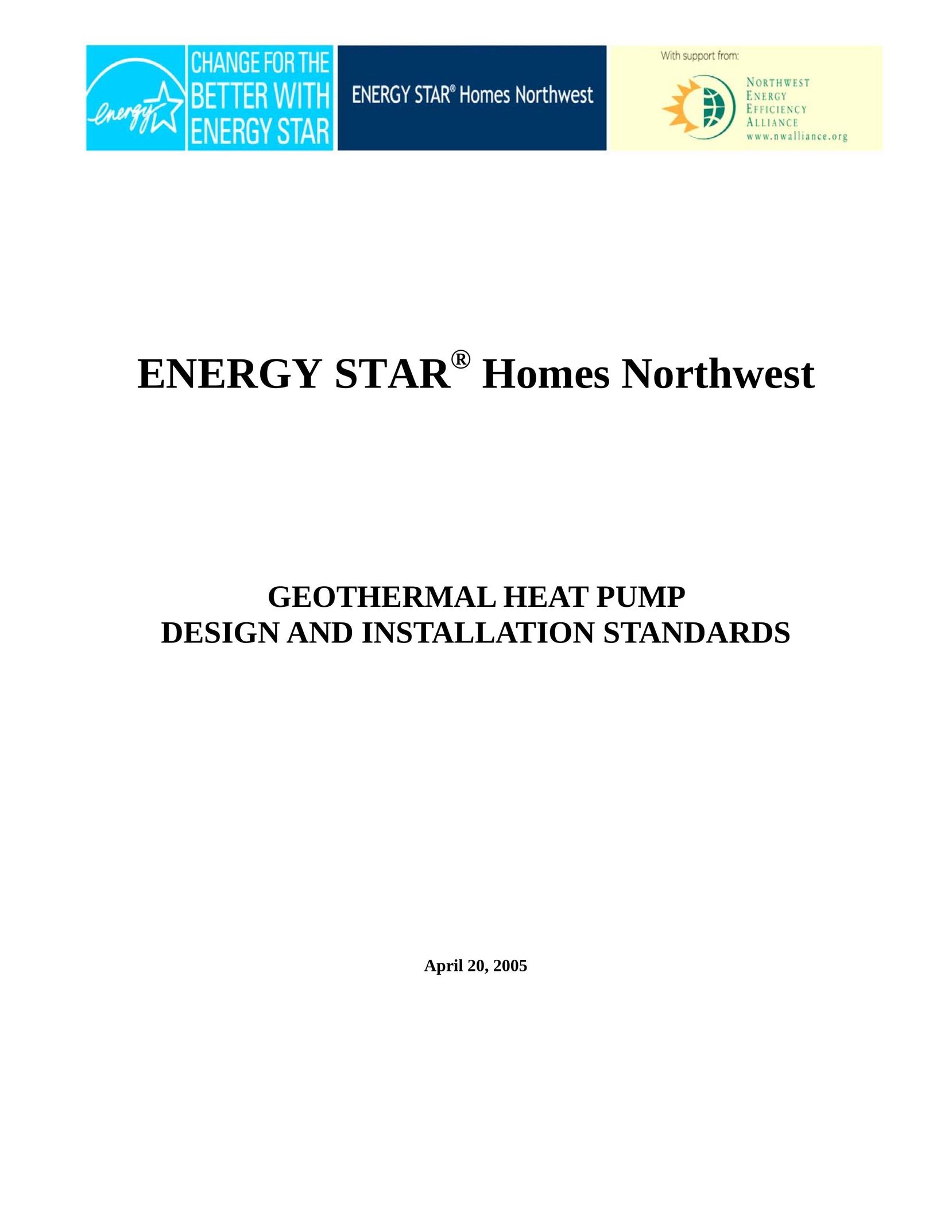 Energy Tech Laboratories Homes Northwest Heat Pump User Manual