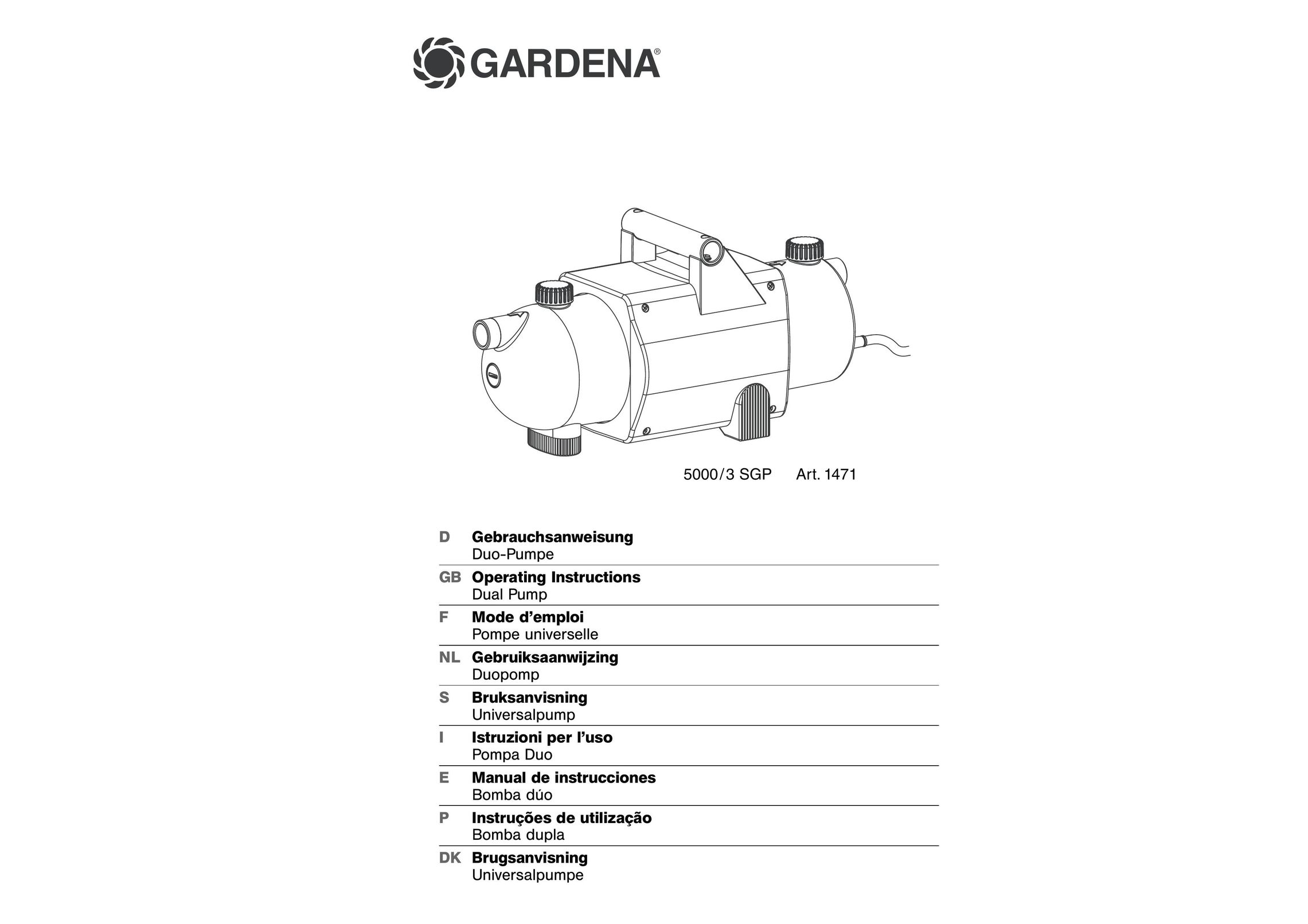 Gardena 1471 Heat Pump User Manual
