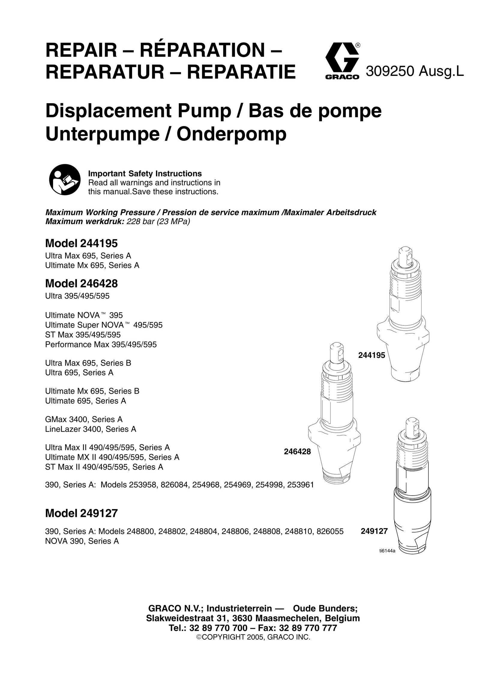 Graco 249127 Heat Pump User Manual