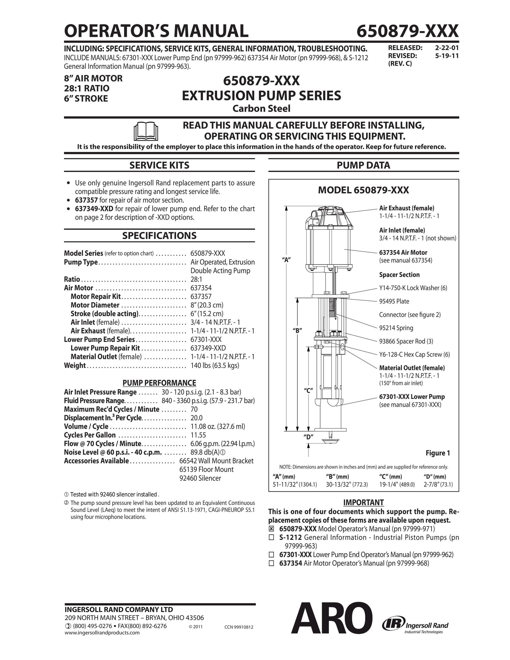 Ingersoll-Rand 650879-XXX Heat Pump User Manual