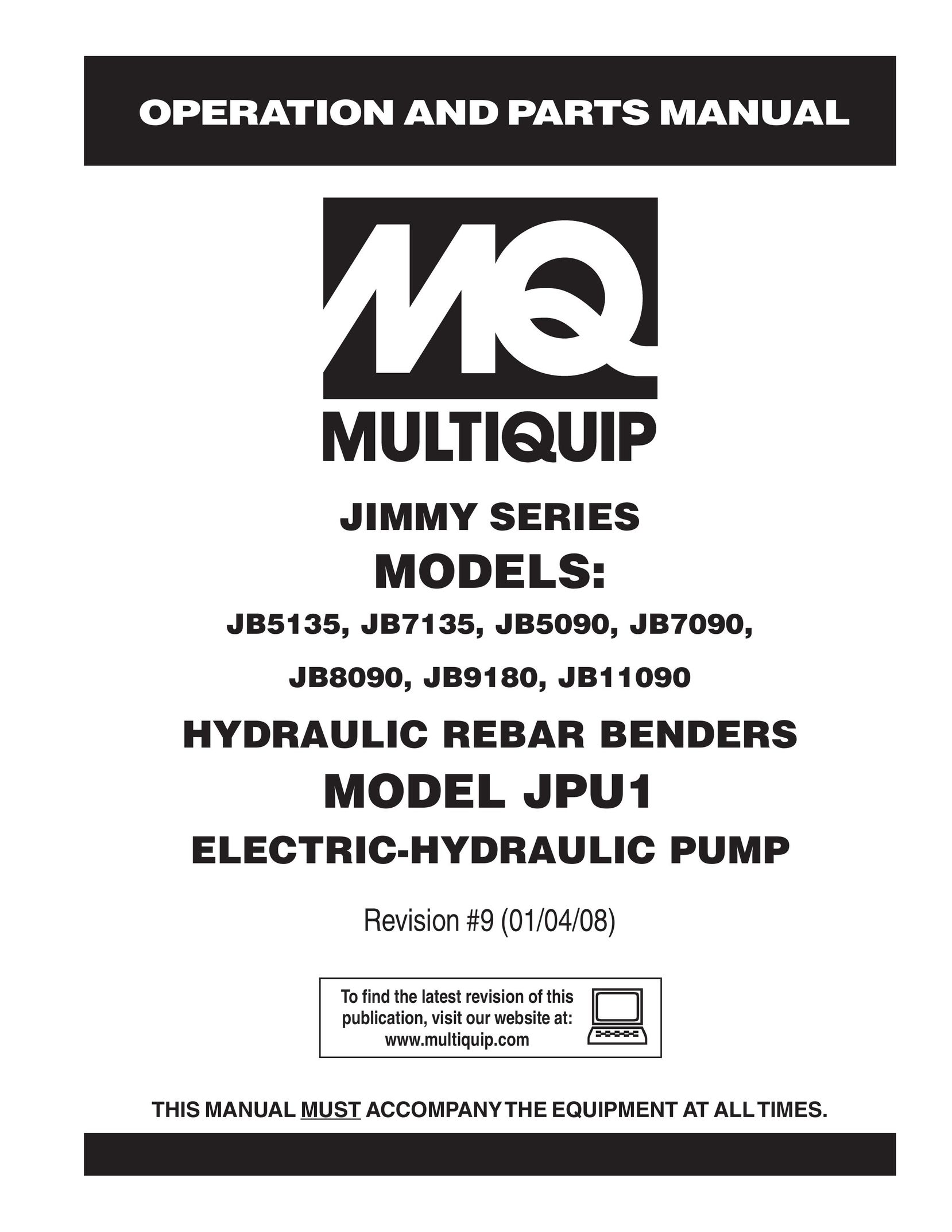 Multiquip JB11090 Heat Pump User Manual