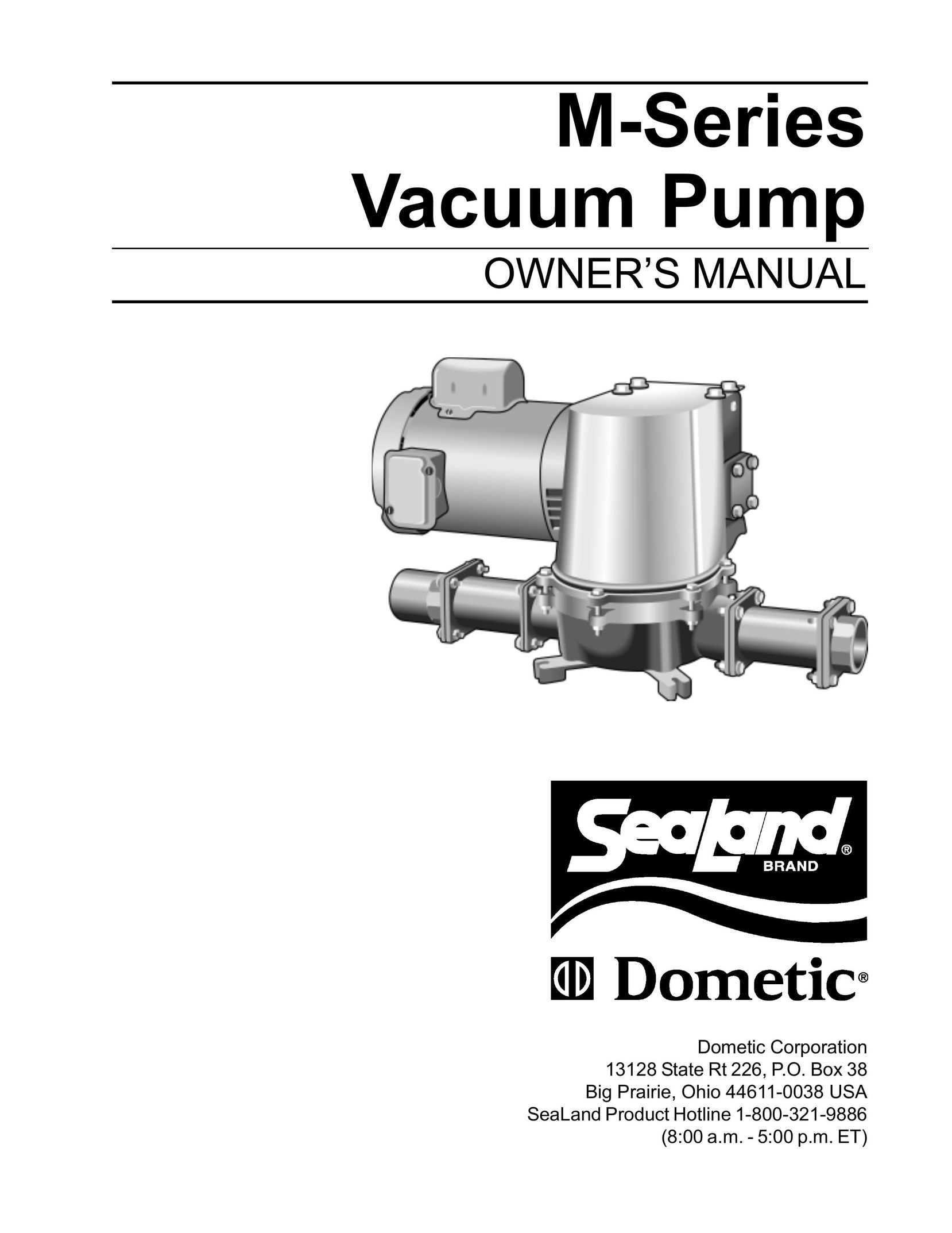 SeaLand Vacuum Pump Heat Pump User Manual