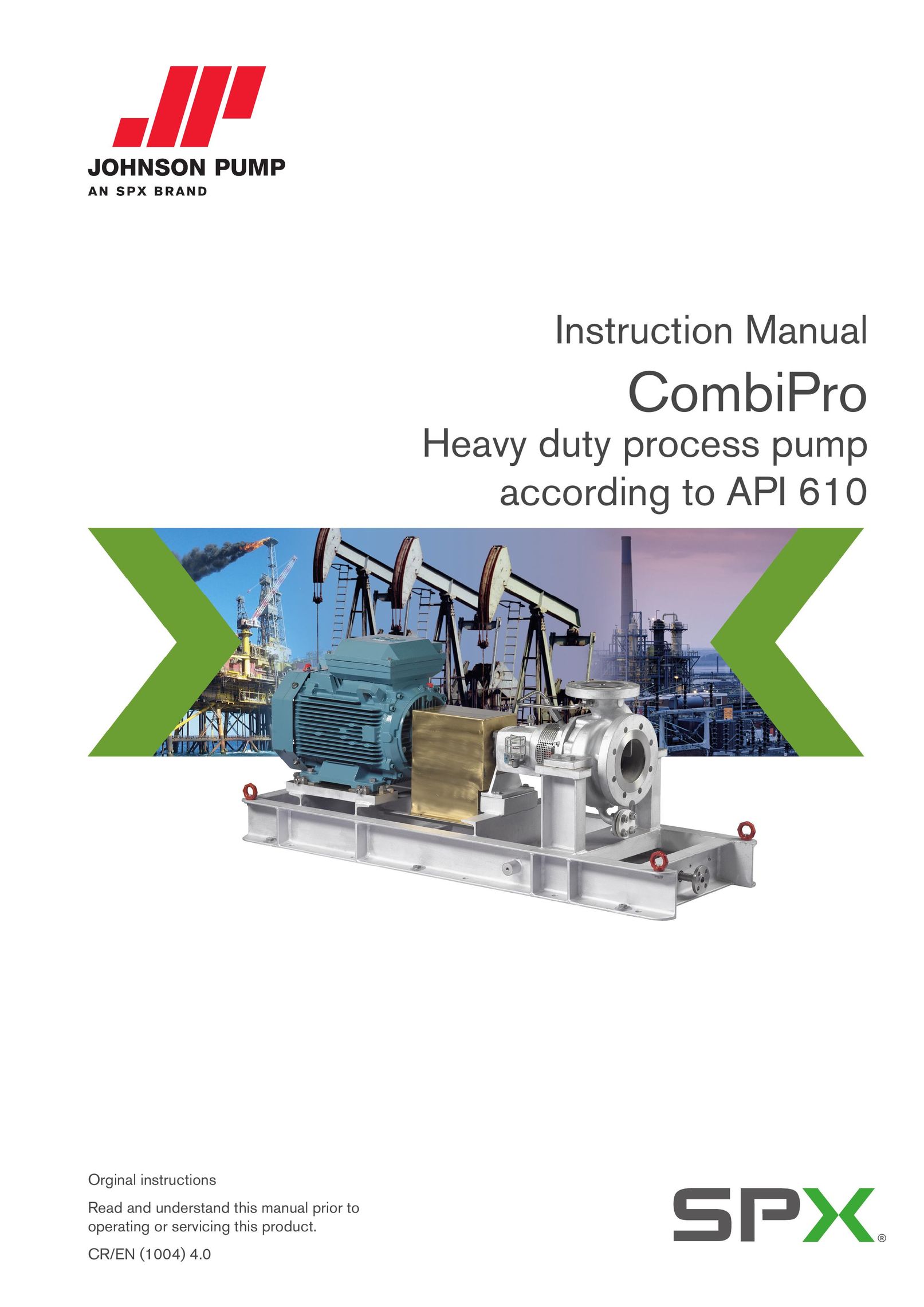 SPX Cooling Technologies API 610 Heat Pump User Manual