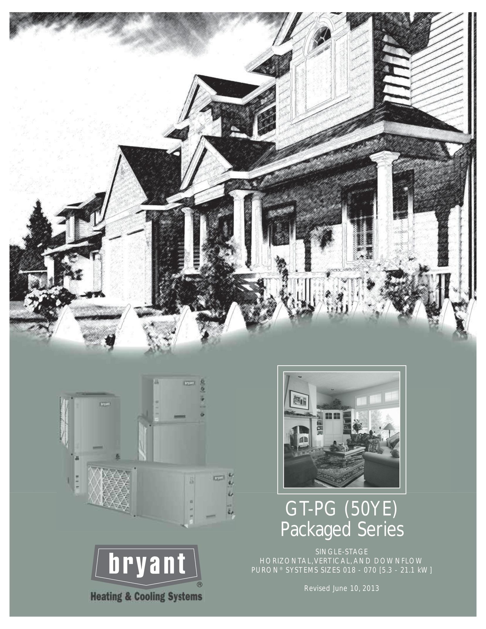 Bryant GT-PG (50YE) Heating System User Manual