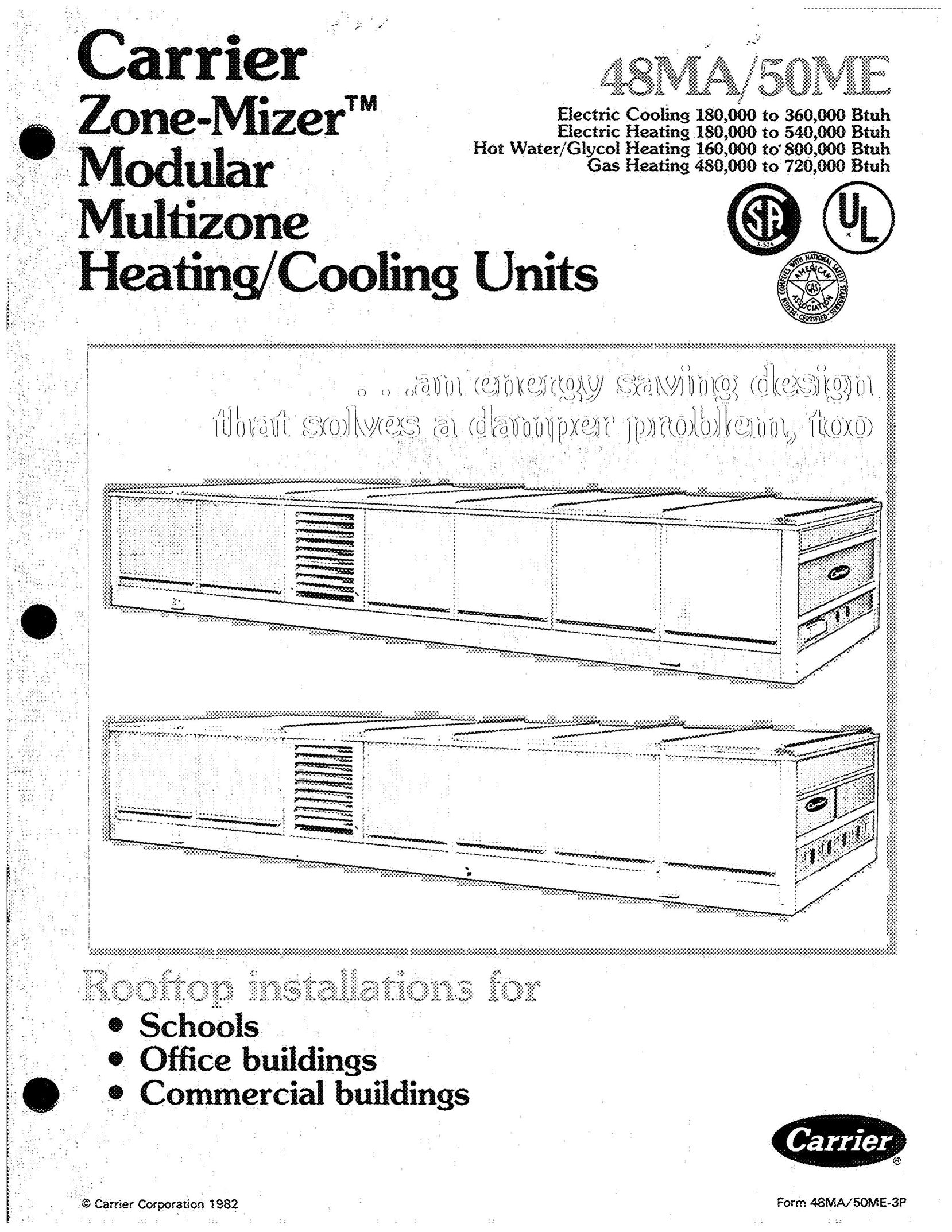 Carrier 48MA Heating System User Manual