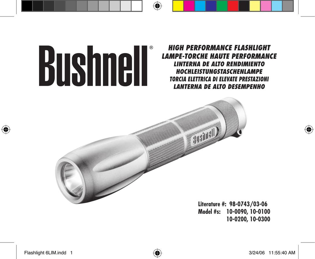 Bushnell 10-0300 Home Safety Product User Manual