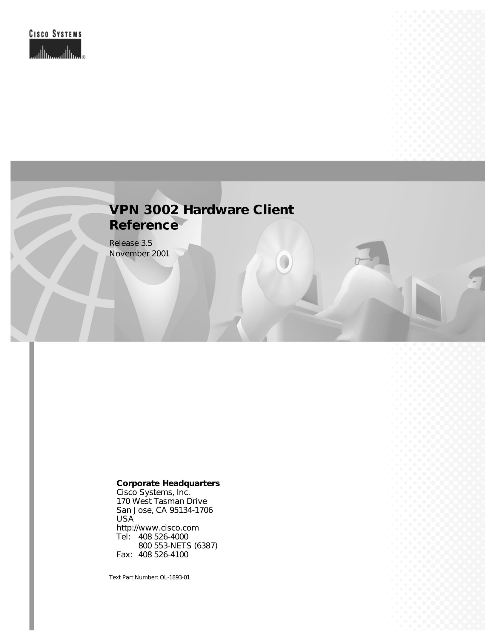 Cisco Systems VPN 3002 Home Safety Product User Manual