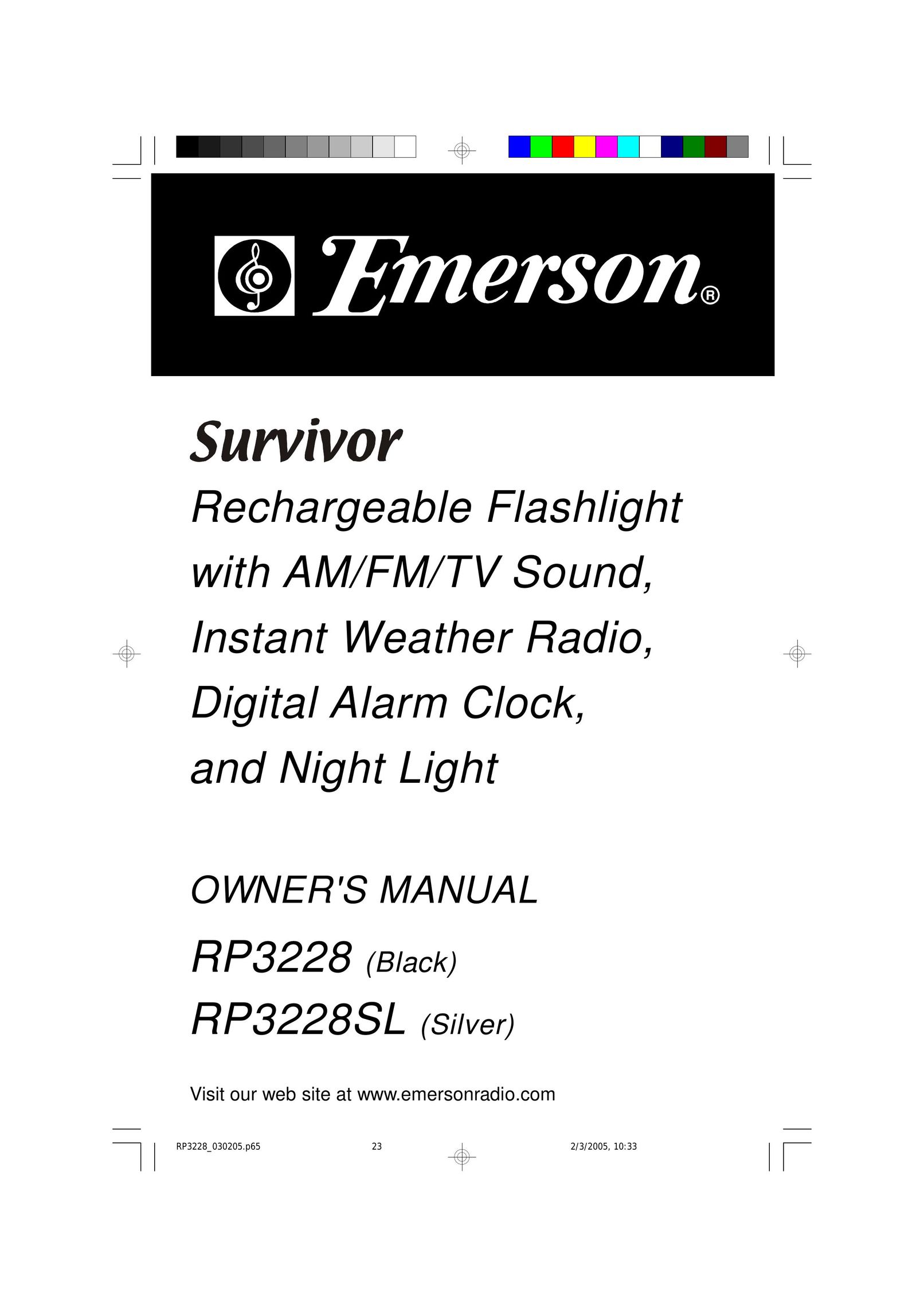 Emerson RP3228 Home Safety Product User Manual