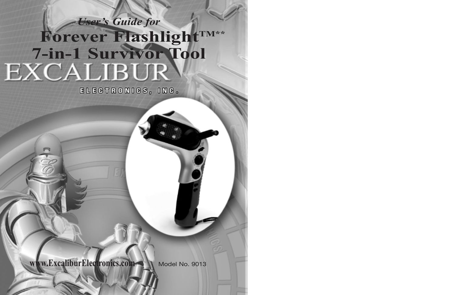 Excalibur electronic 9013 Home Safety Product User Manual
