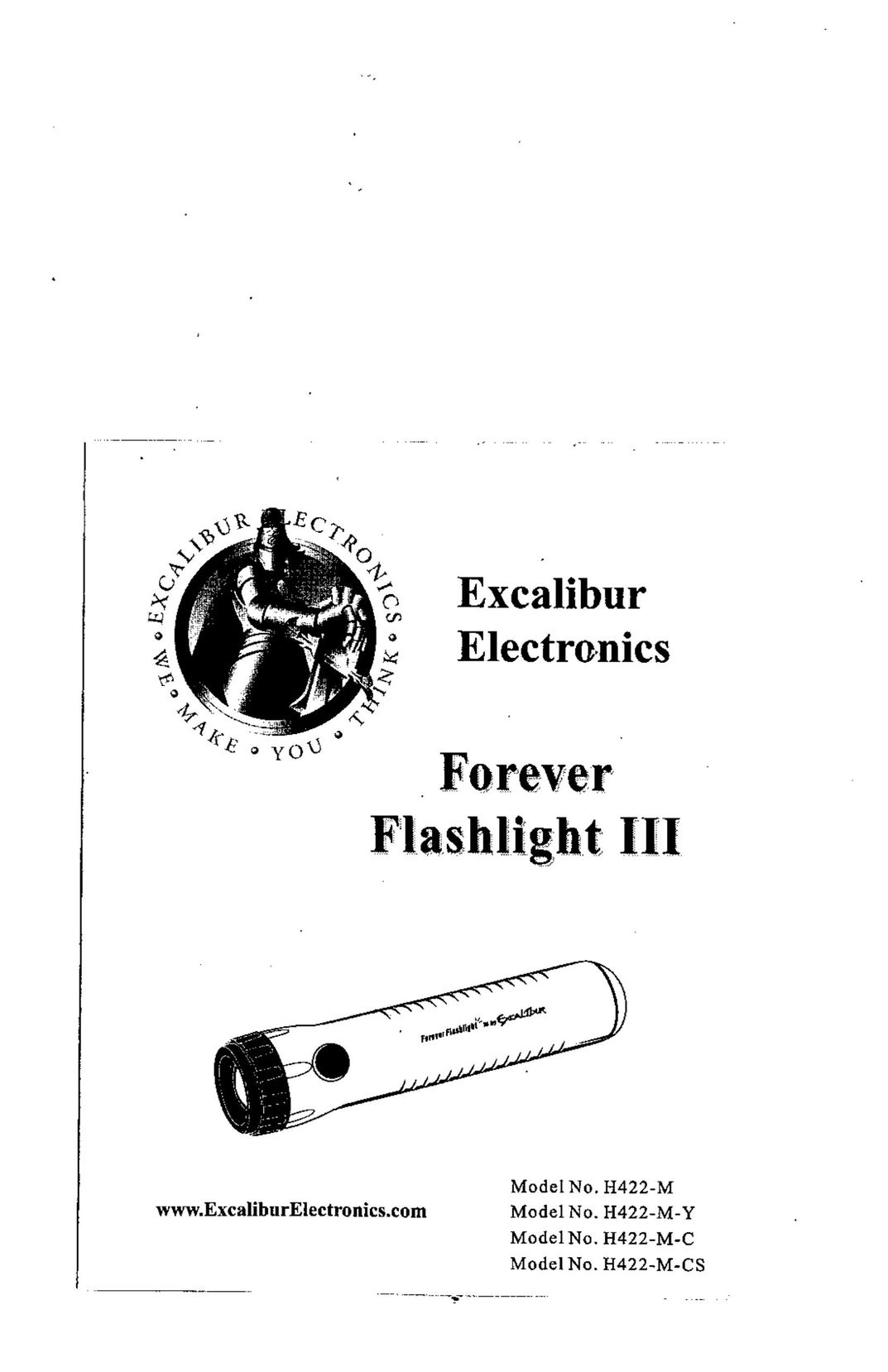 Excalibur electronic H422-M-C Home Safety Product User Manual