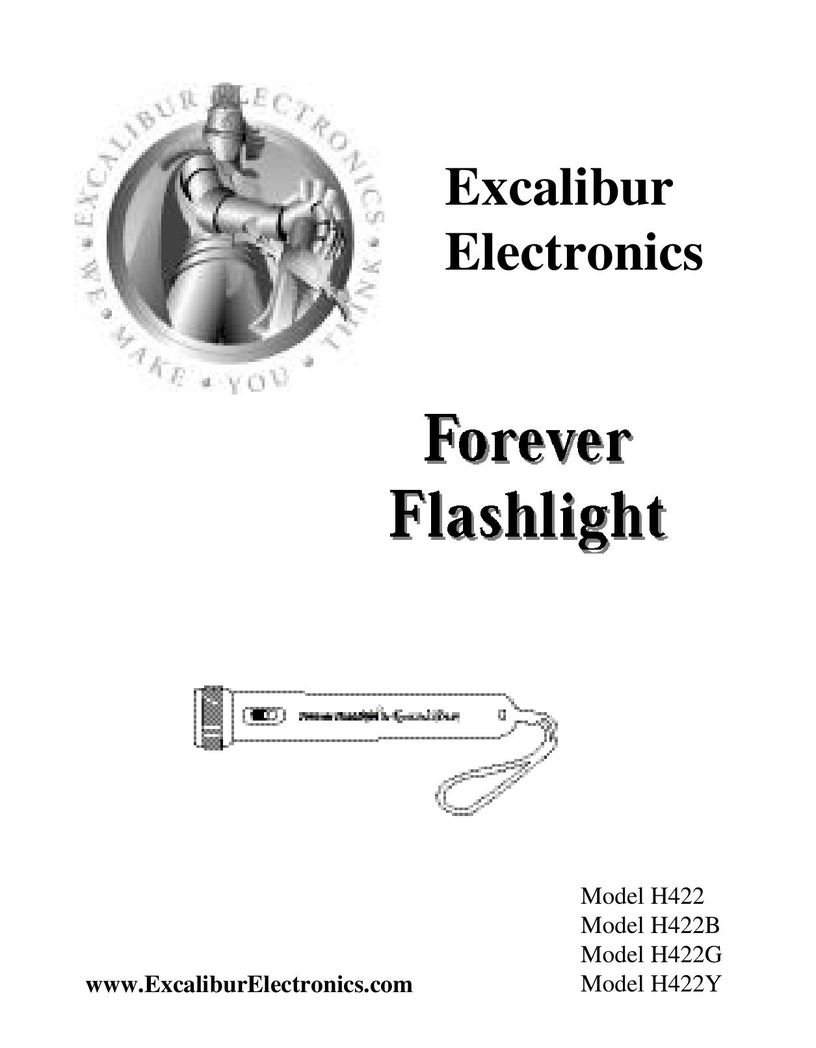Excalibur electronic H422B Home Safety Product User Manual