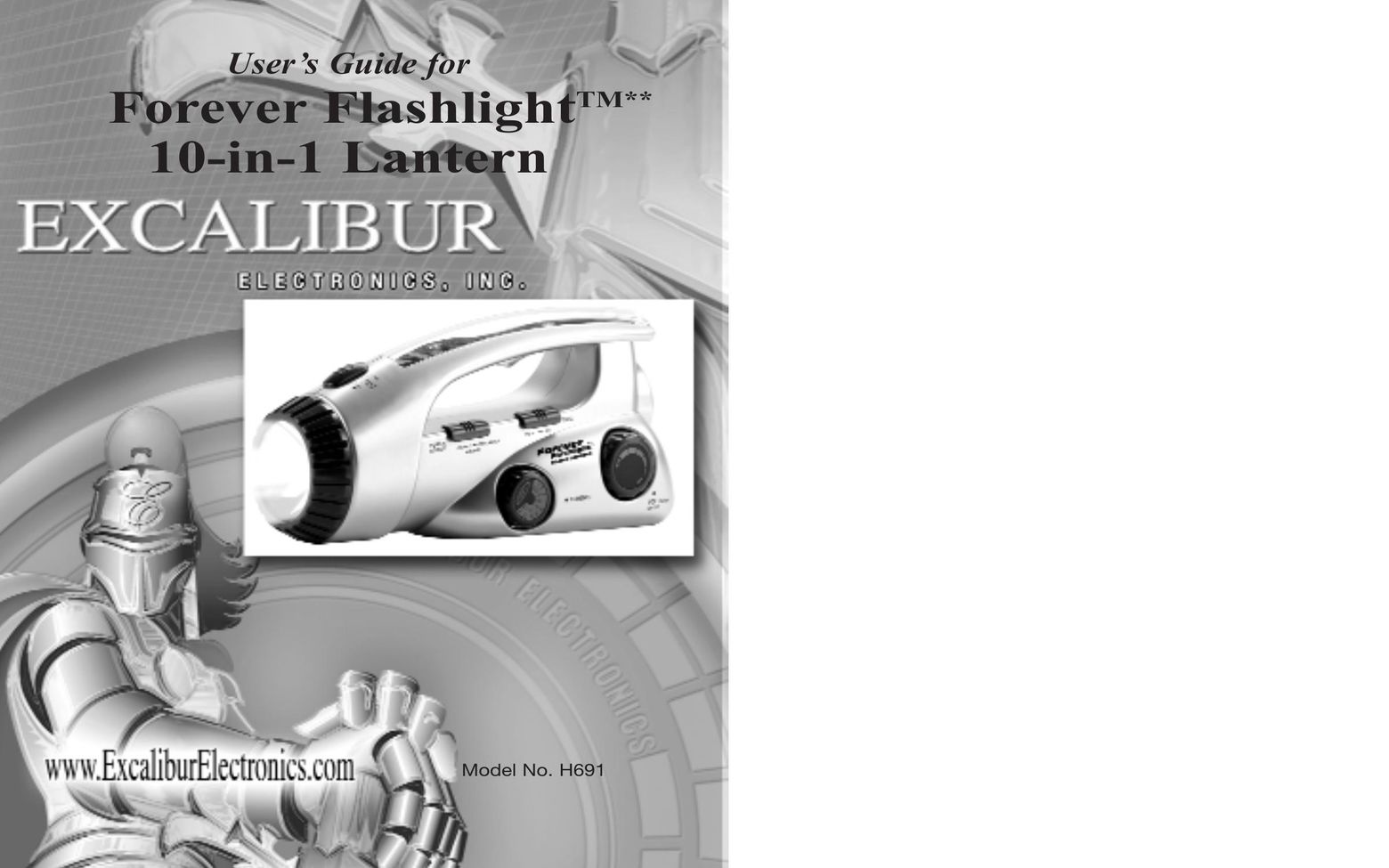 Excalibur electronic H691 Home Safety Product User Manual