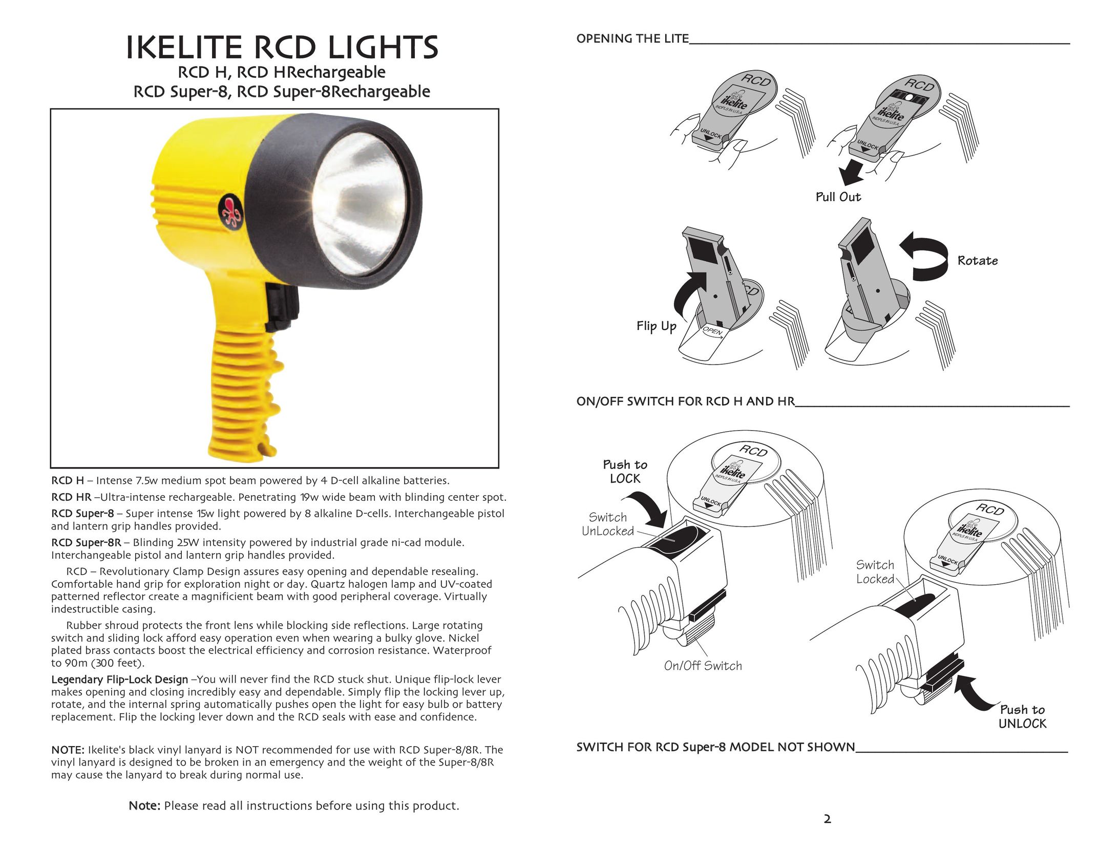Ikelite RCD H Home Safety Product User Manual