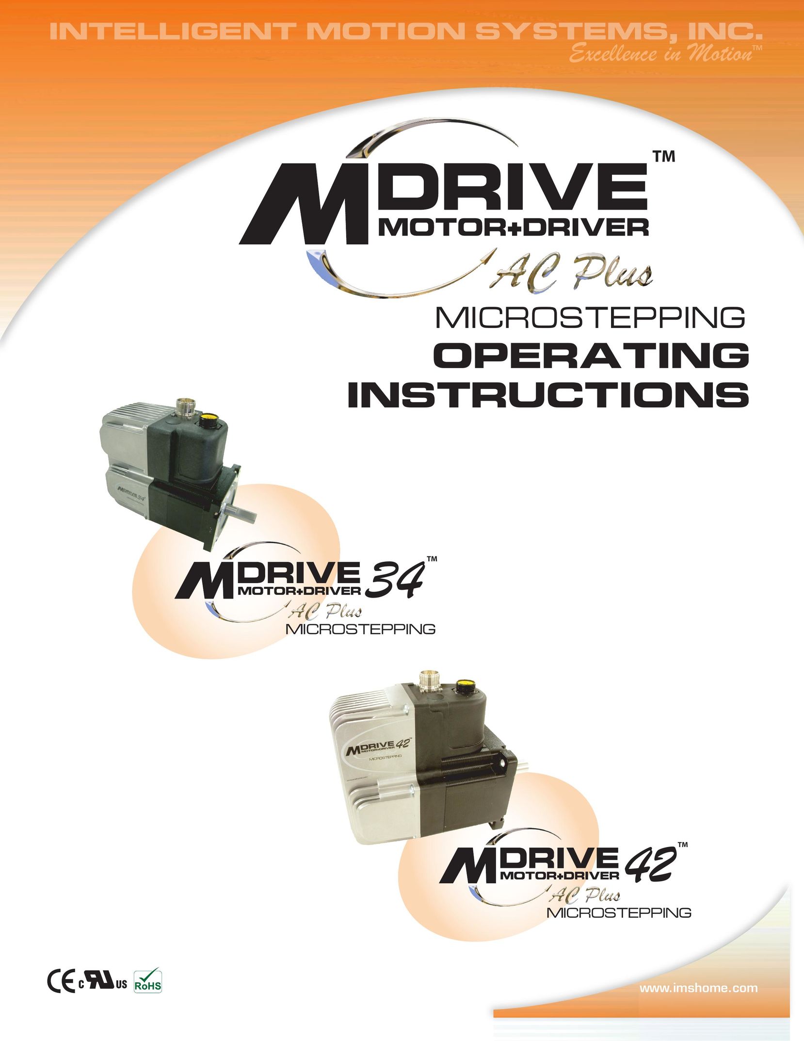 Intelligent Motion Systems MDrive34AC Home Safety Product User Manual