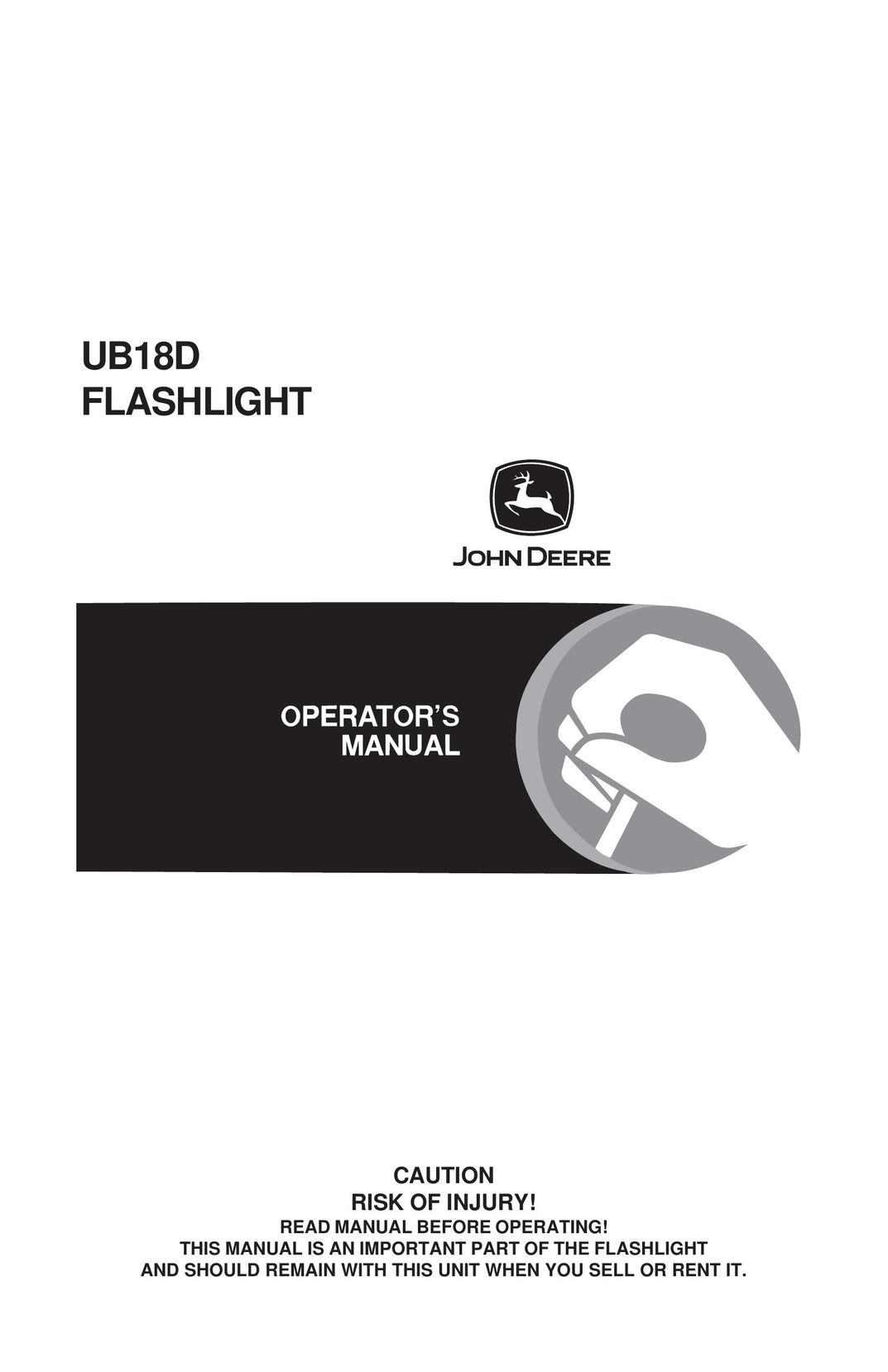 John Deere UB18D Home Safety Product User Manual