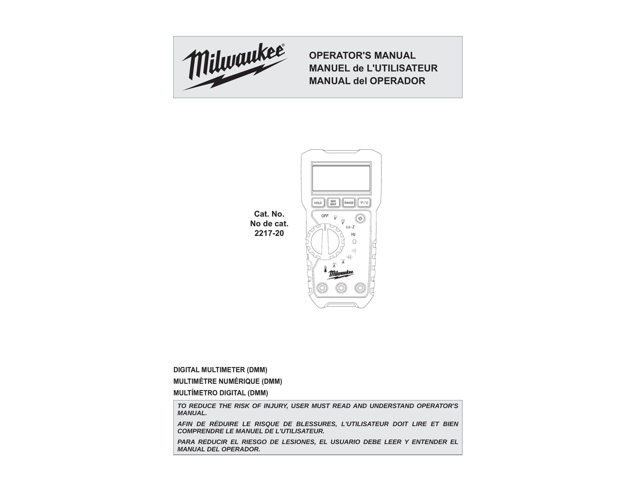 Milwaukee 2217-20 Home Safety Product User Manual