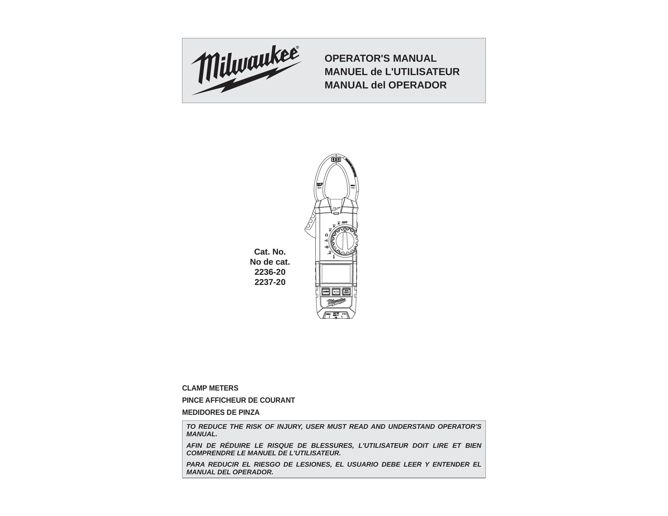 Milwaukee 2236-20 Home Safety Product User Manual