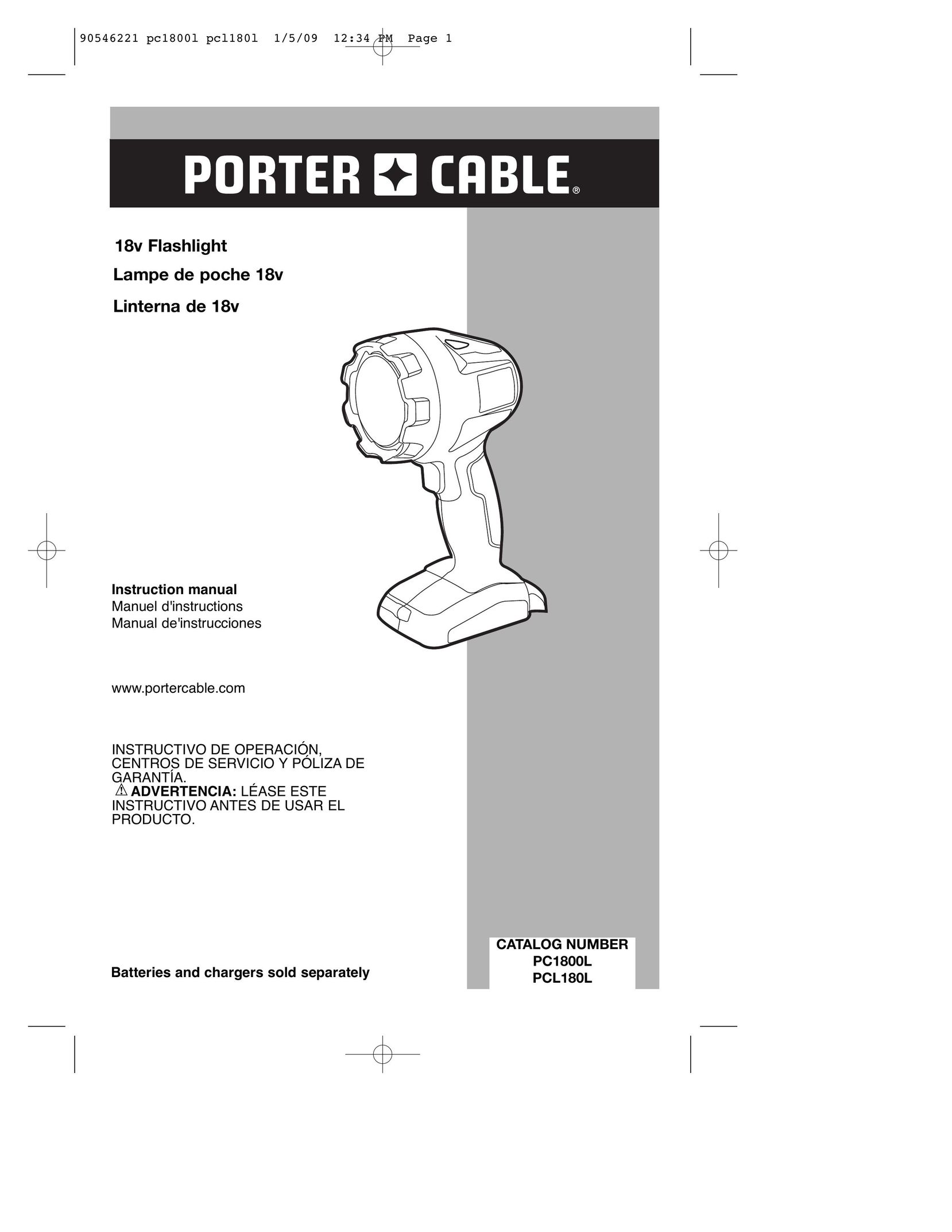 Porter-Cable 90546221 Home Safety Product User Manual