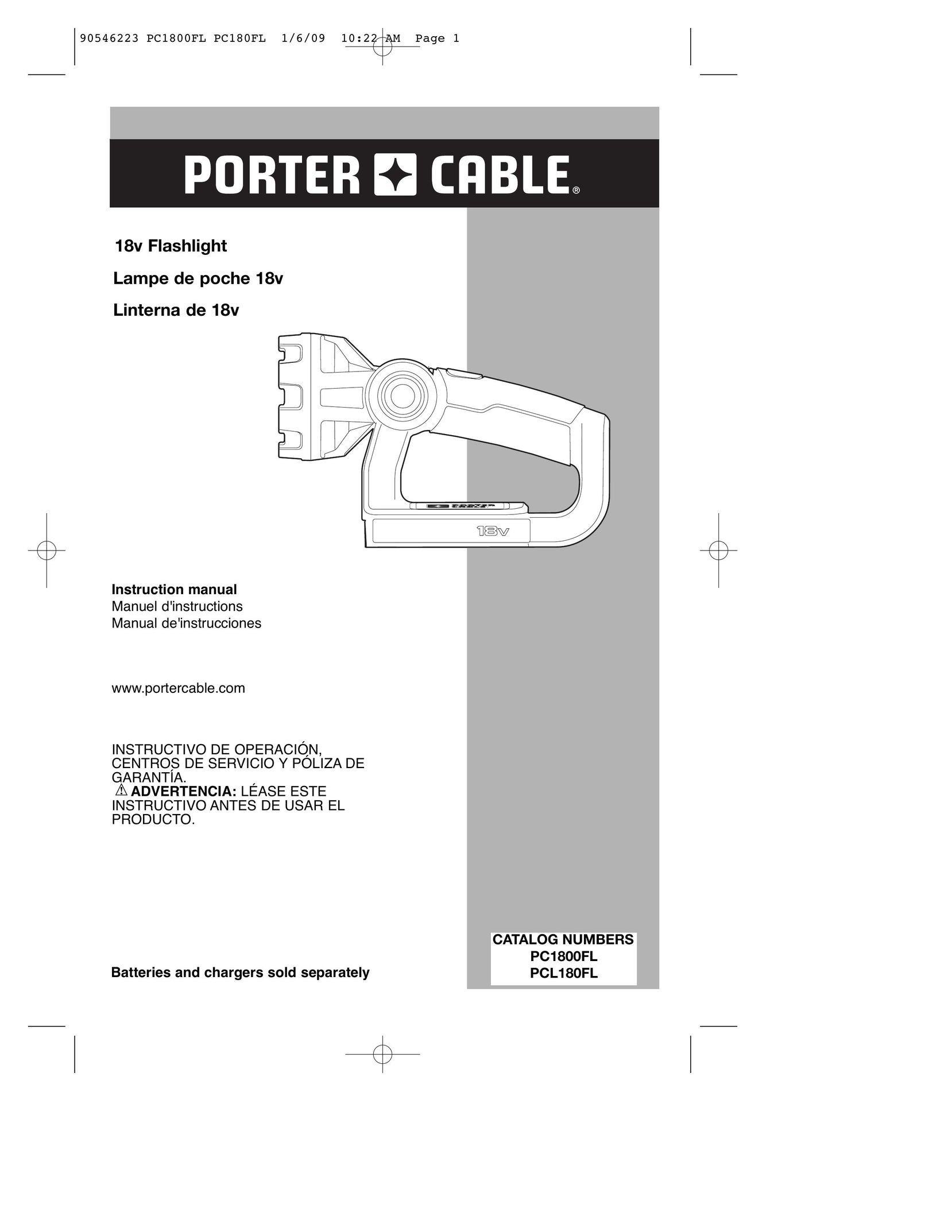 Porter-Cable 90546223 Home Safety Product User Manual