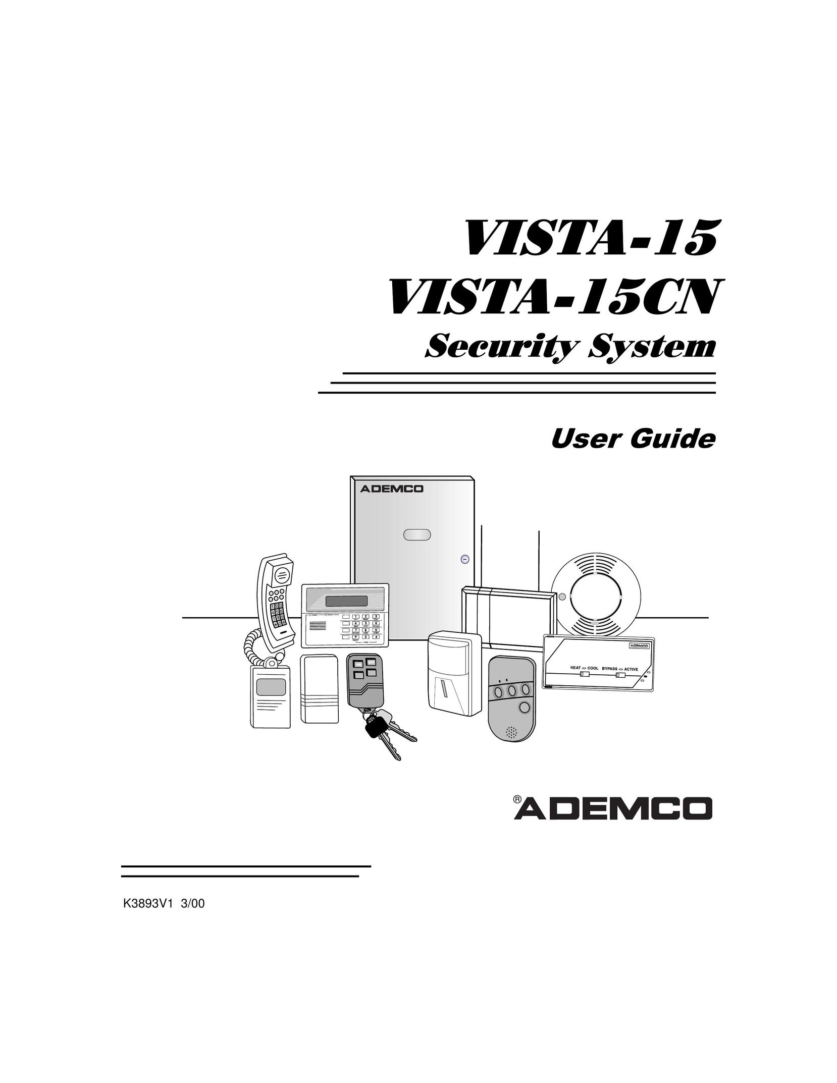 ADT Security Services VISTA-15CN Home Security System User Manual