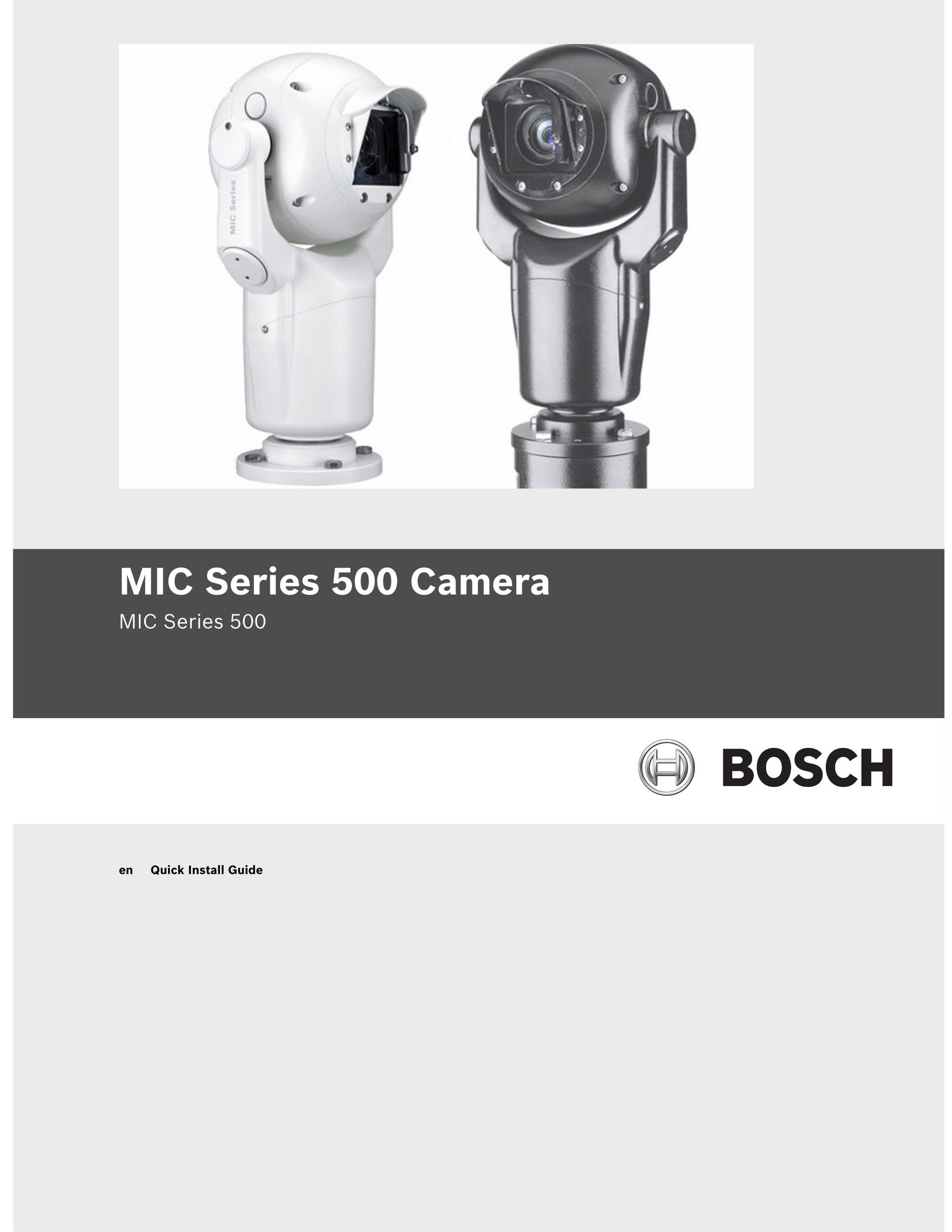 Bosch Appliances 500 Home Security System User Manual