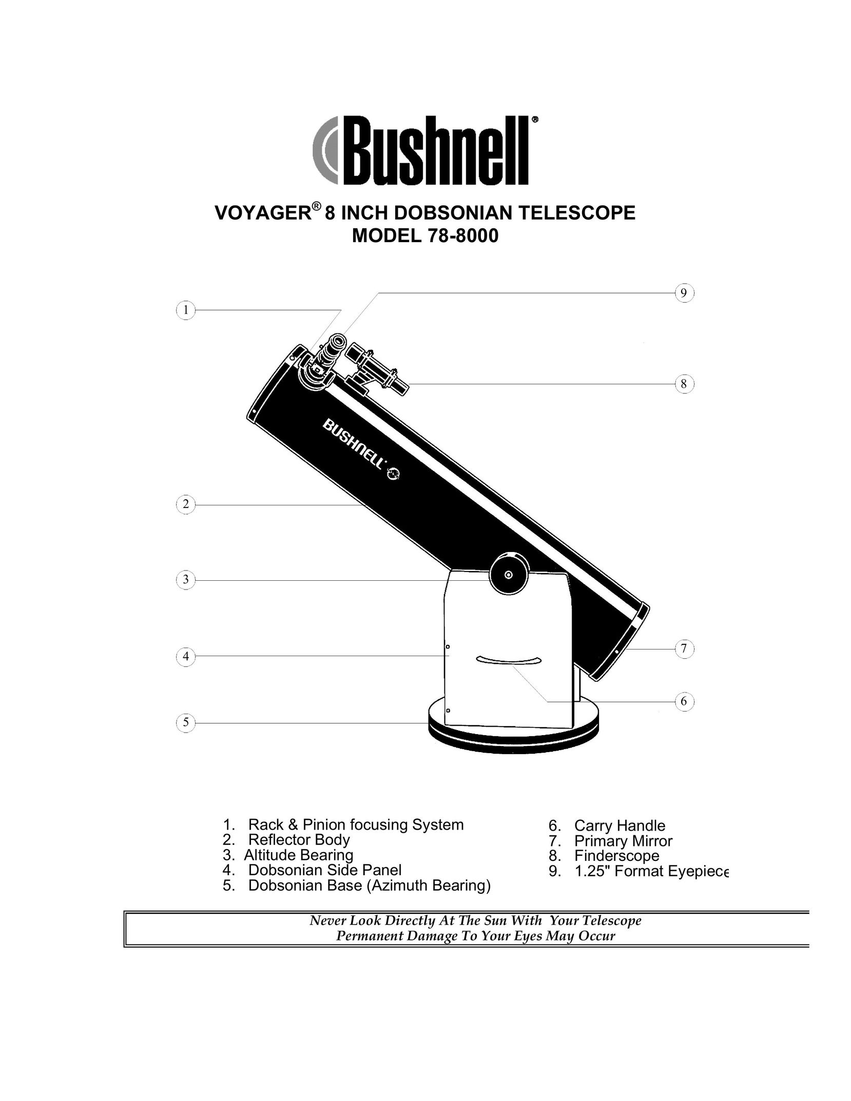 Bushnell 78-8000 Home Security System User Manual