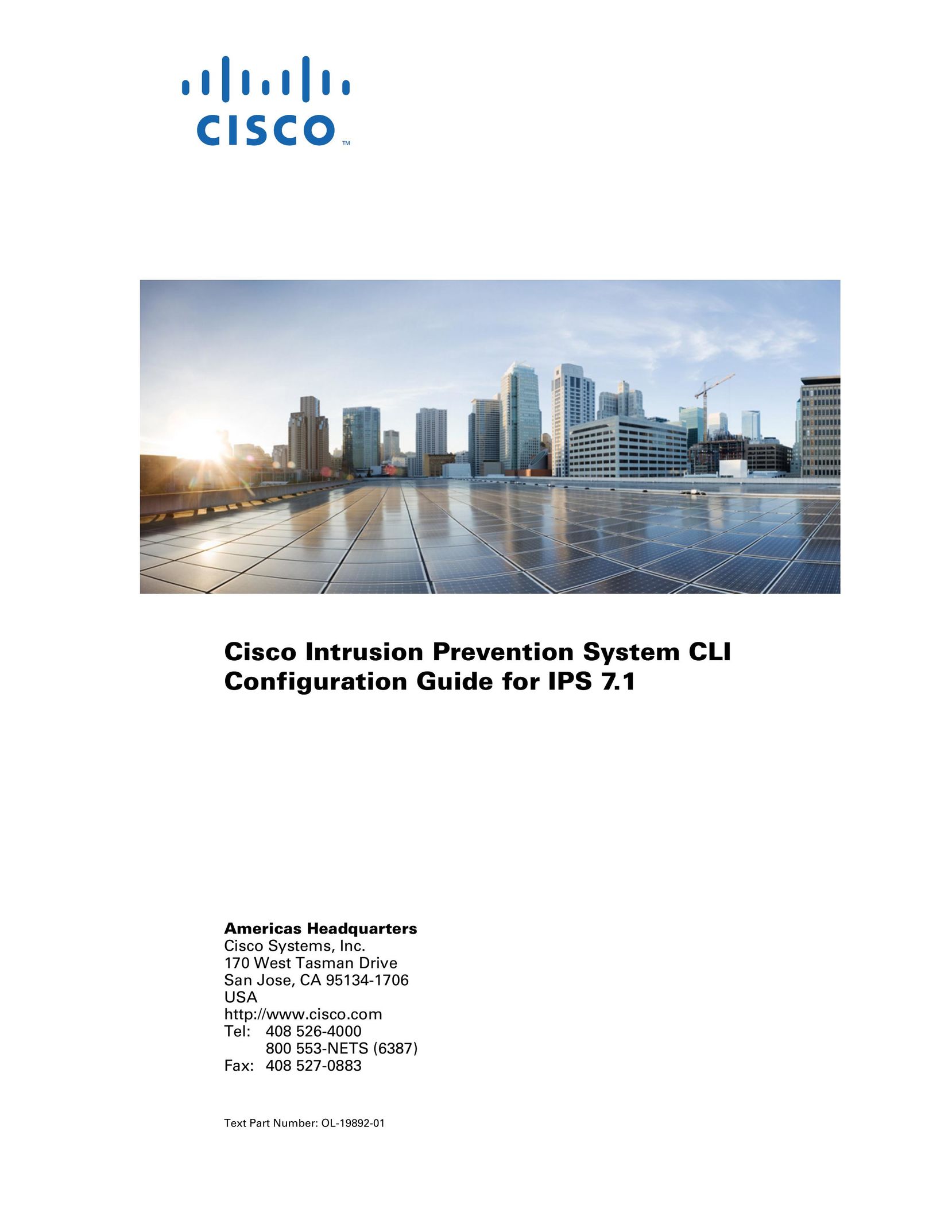 Cisco Systems IPS 7.1 Home Security System User Manual