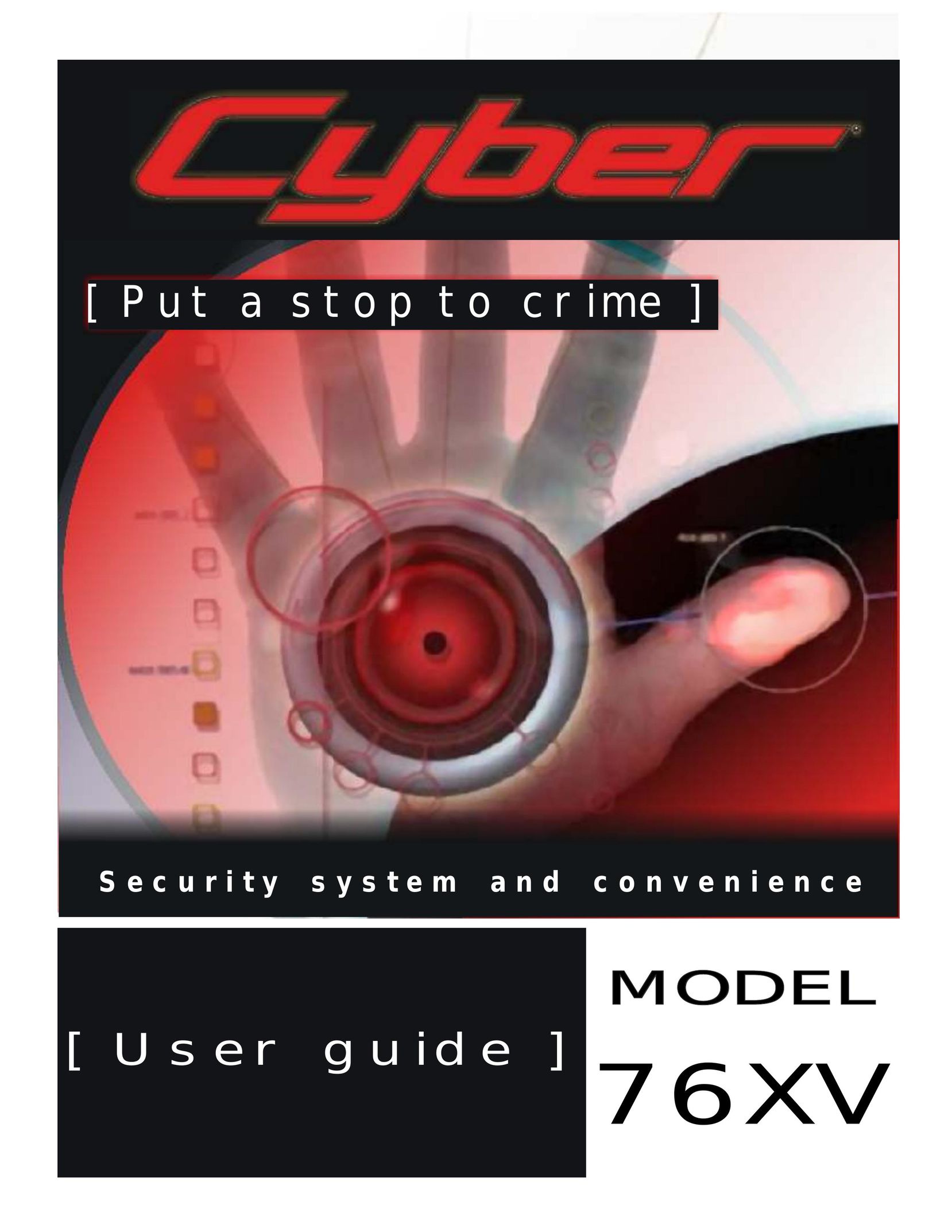 CyberHome Entertainment 76XV Home Security System User Manual
