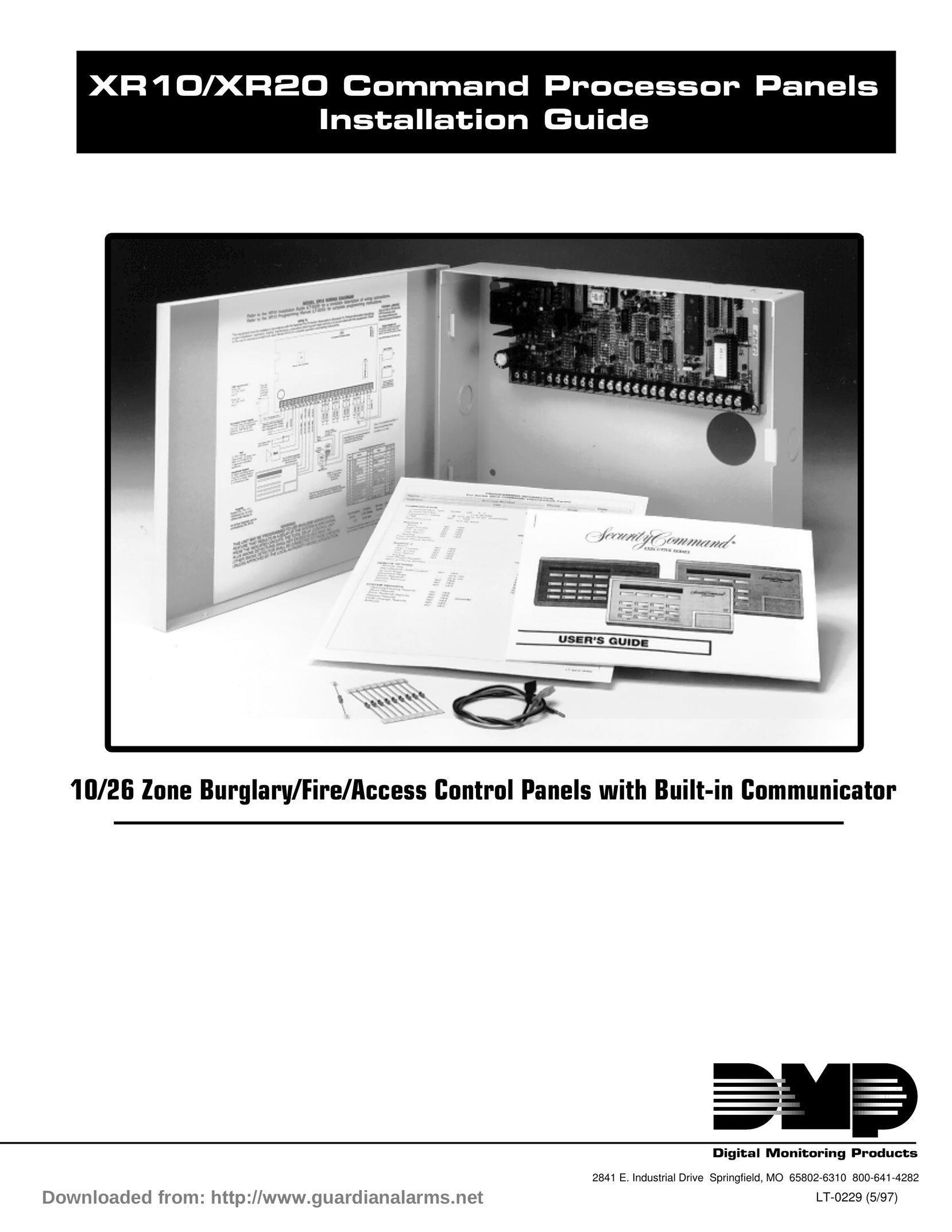 DMP Electronics LT-0229 (5 97) Home Security System User Manual