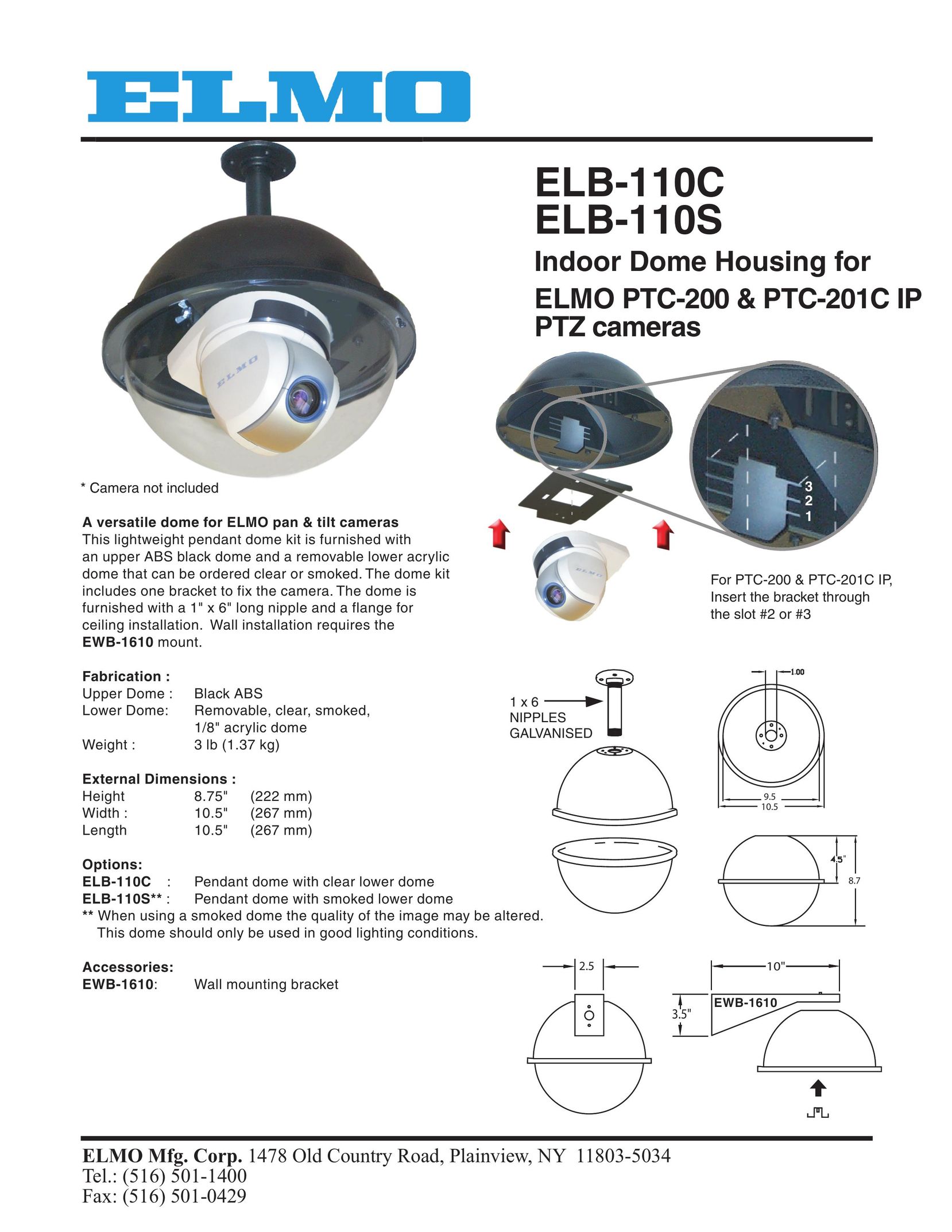 Elmo ELB-110C Home Security System User Manual