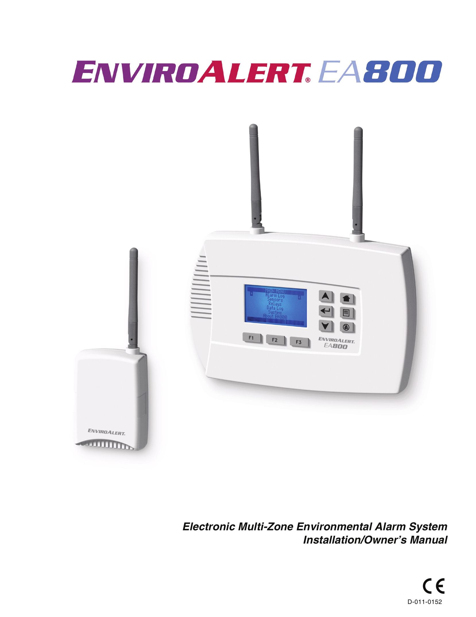 Enviro EA800 Home Security System User Manual