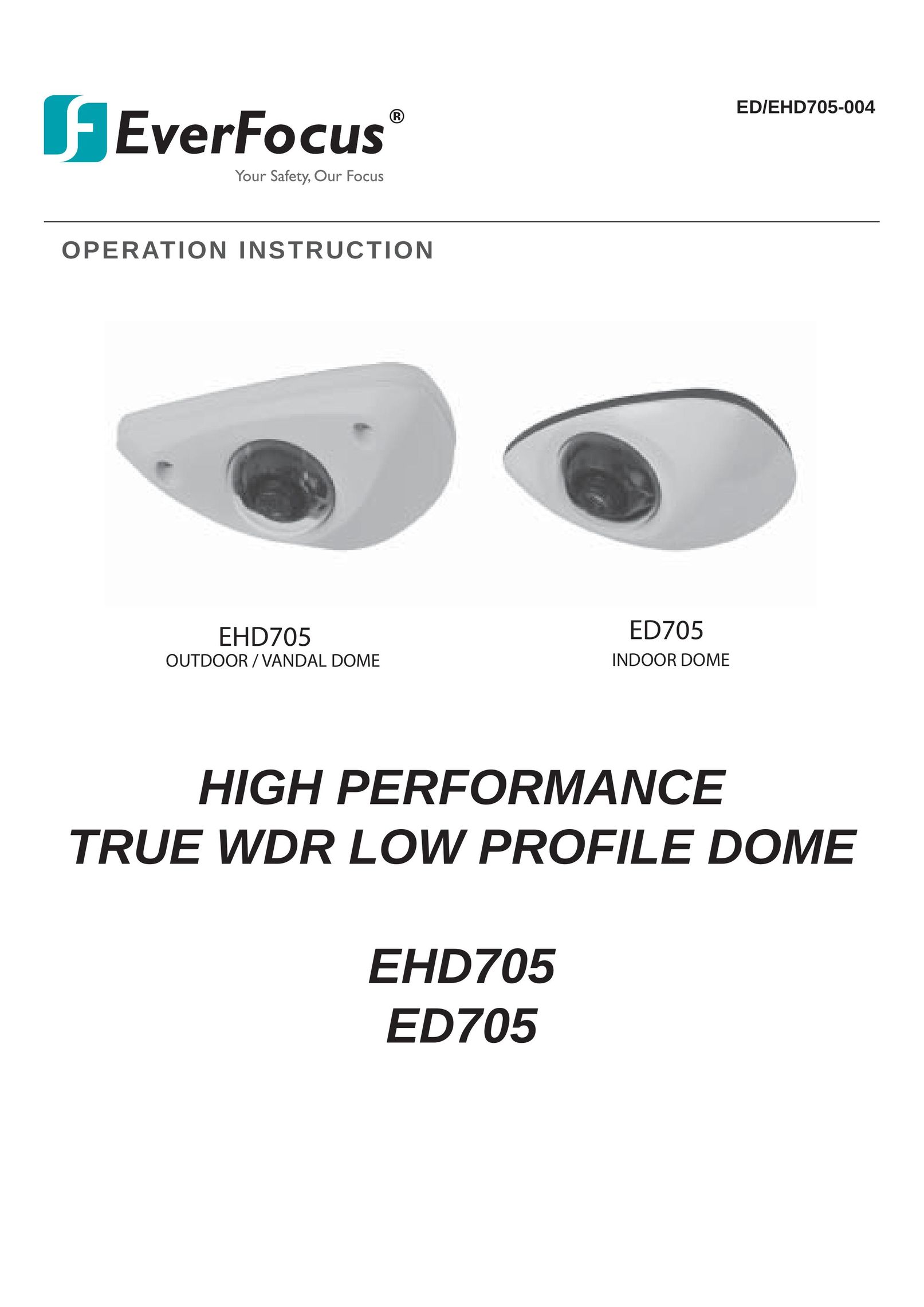 EverFocus ED705 Home Security System User Manual
