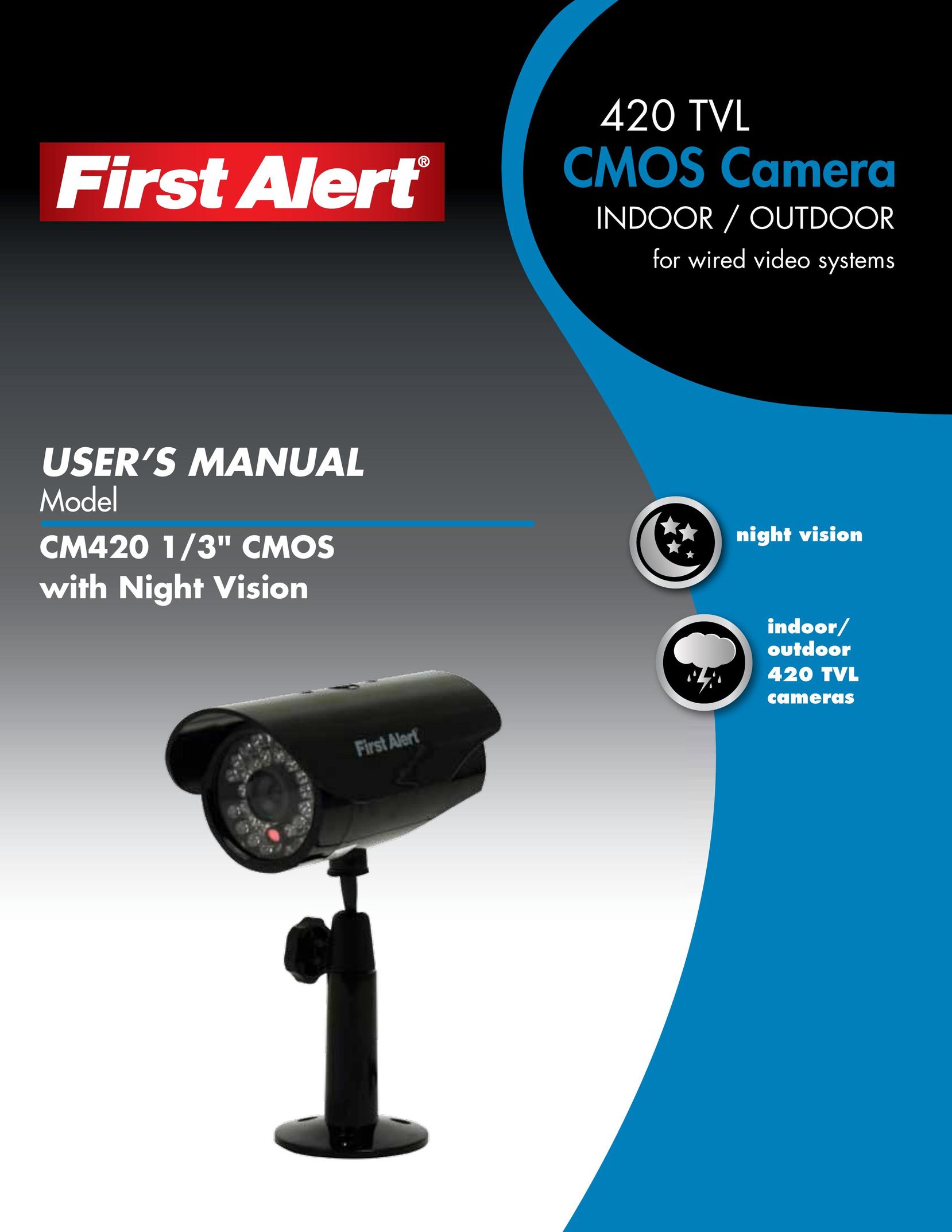 First Alert cm420 Home Security System User Manual