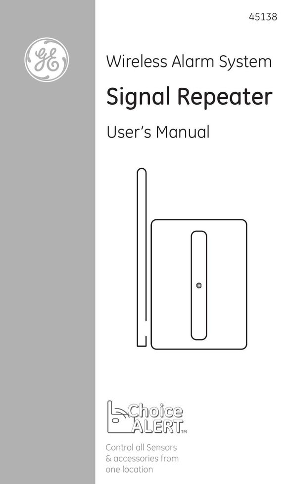 GE 45138 Home Security System User Manual