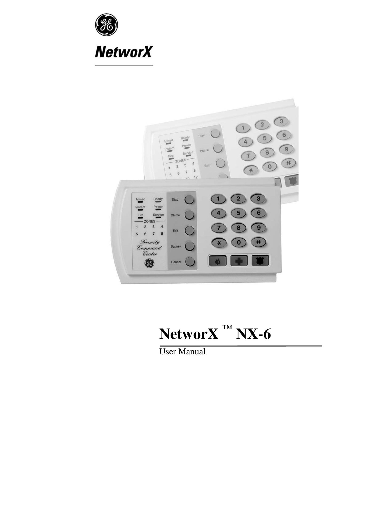 GE NX-108E Home Security System User Manual