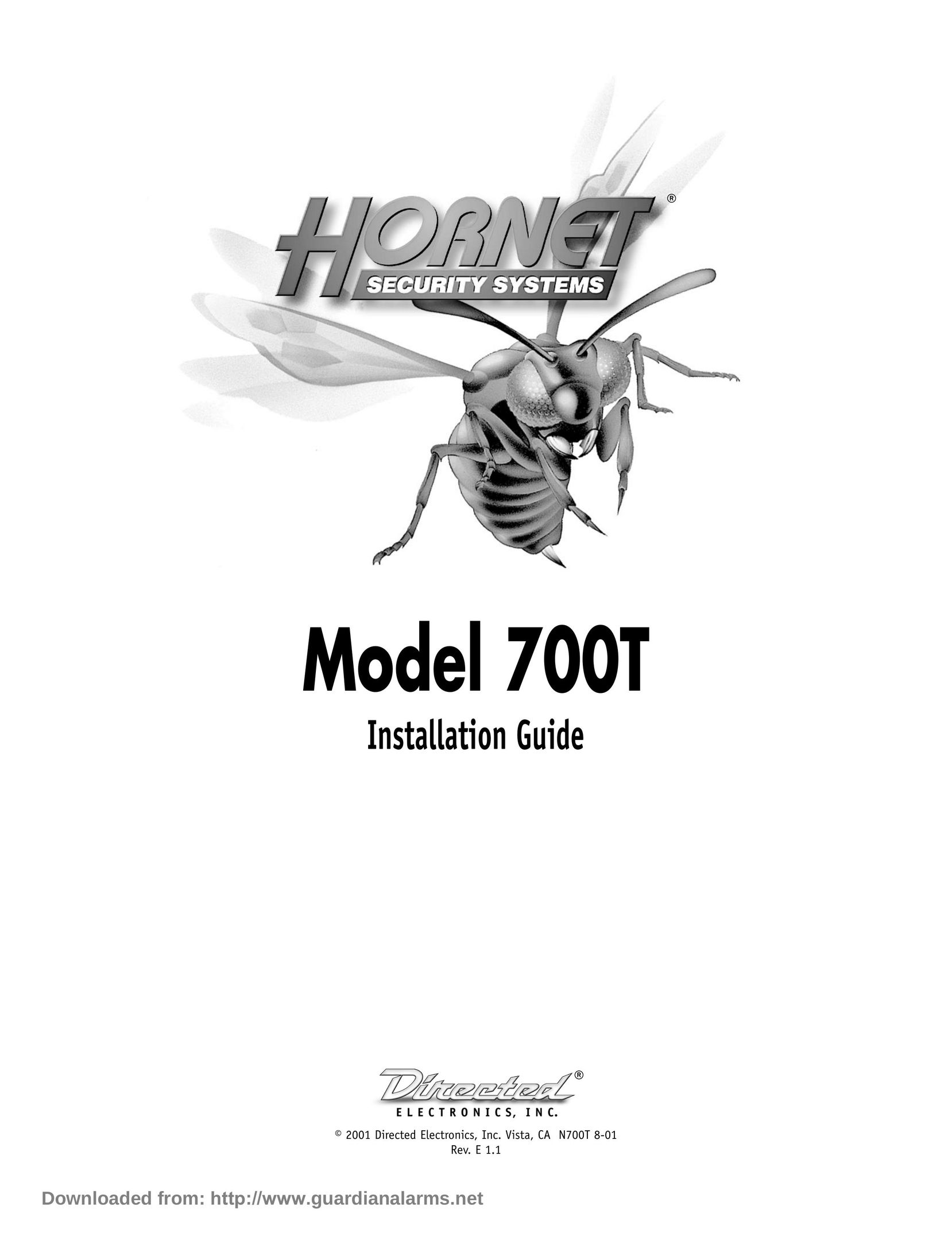Hornet Car Security 700T Home Security System User Manual