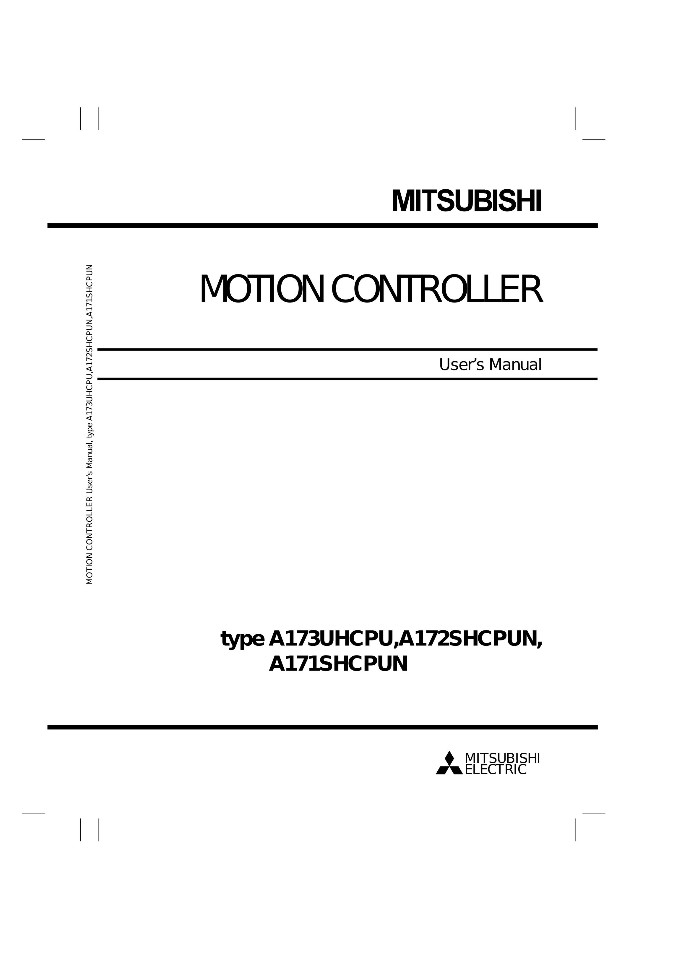 Mitsubishi Electronics A171SHCPUN Home Security System User Manual
