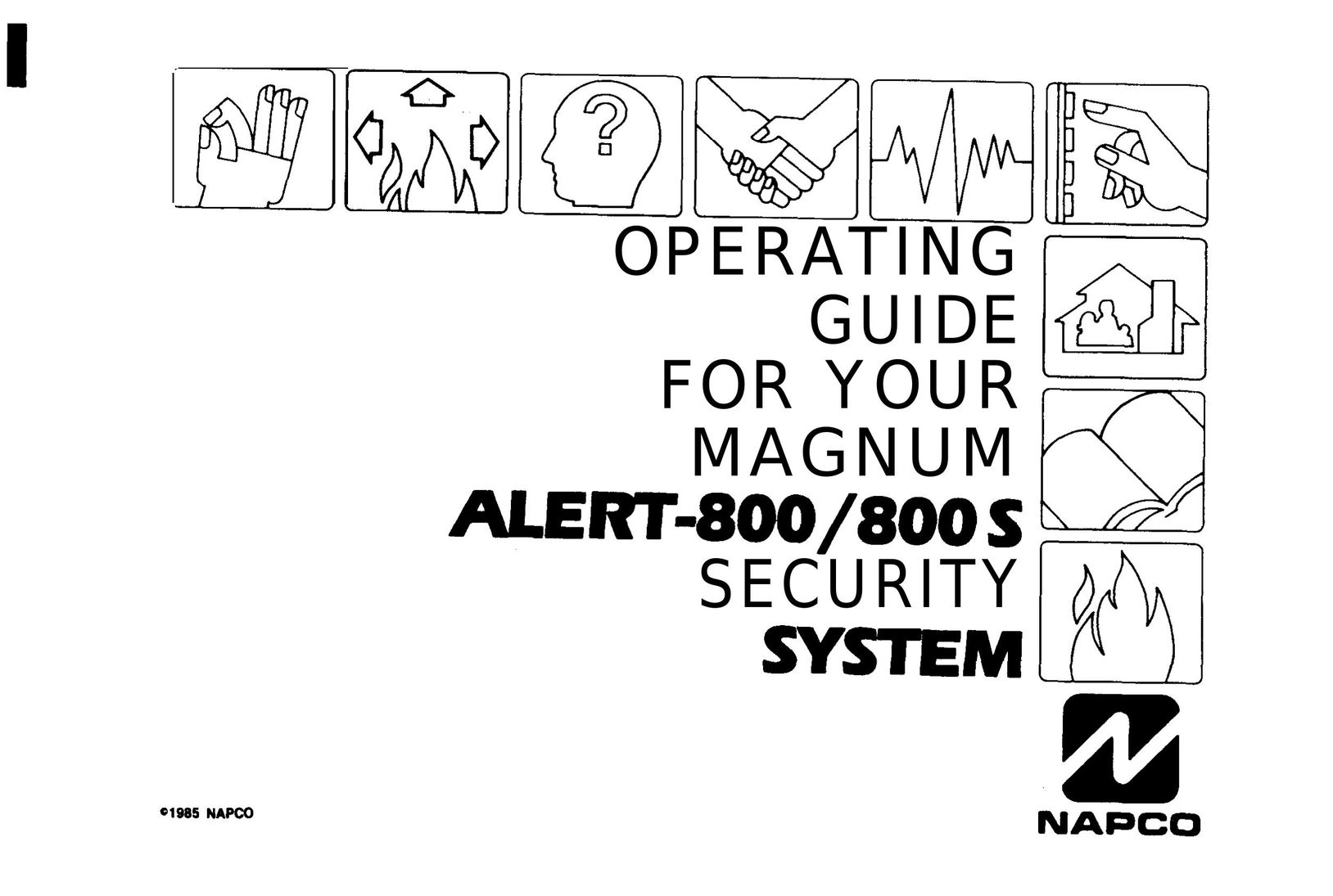 Napco Security Technologies 800S Home Security System User Manual