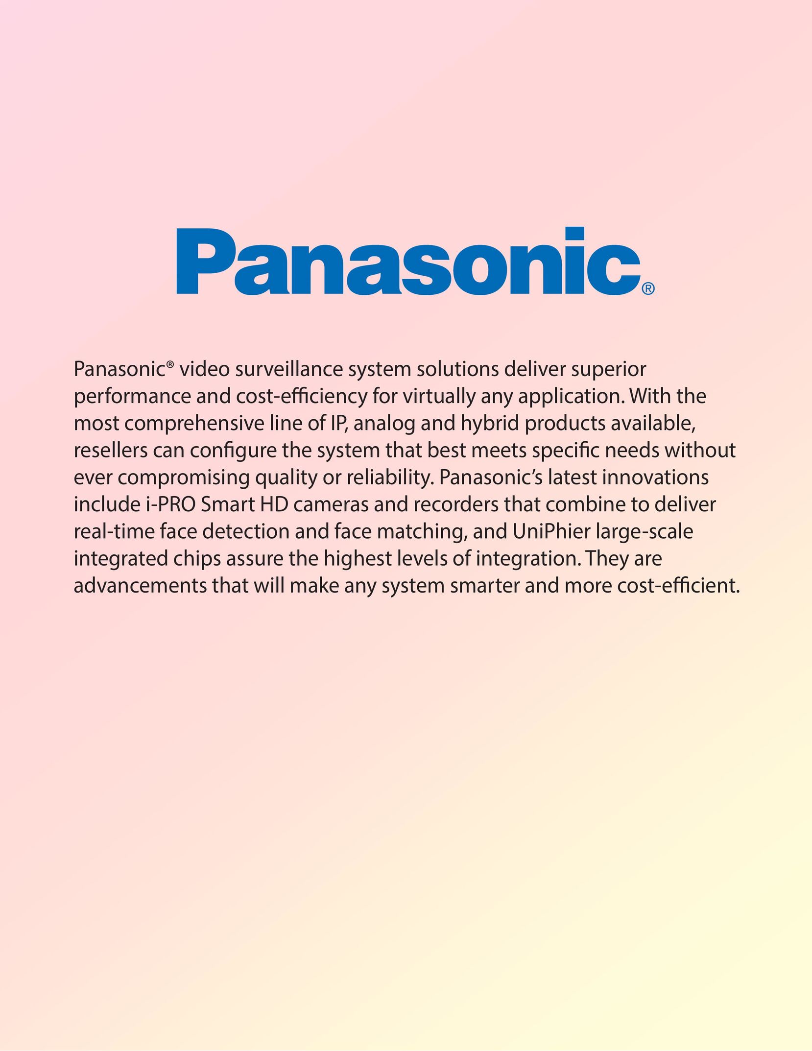 Panasonic PMPU2000 Home Security System User Manual