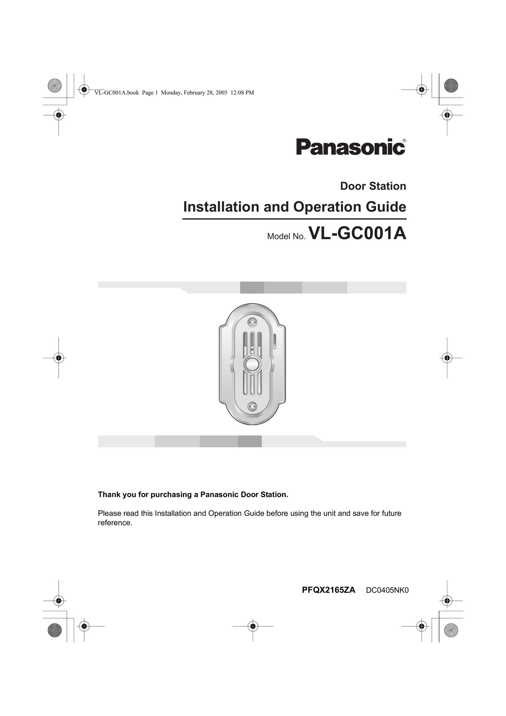 Panasonic VL-GC001A Home Security System User Manual