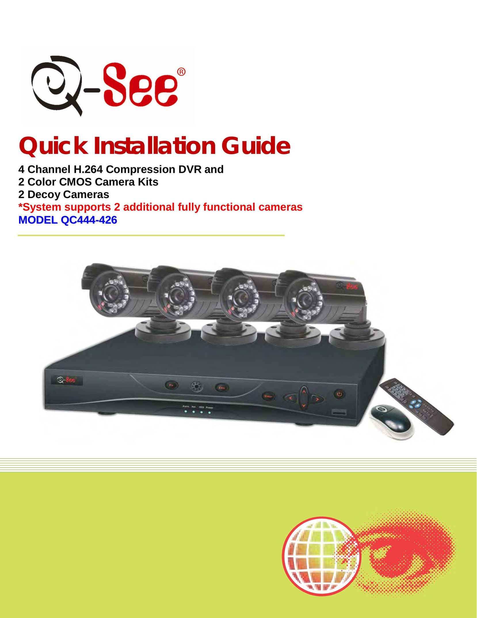 Q-See QC444-426 Home Security System User Manual