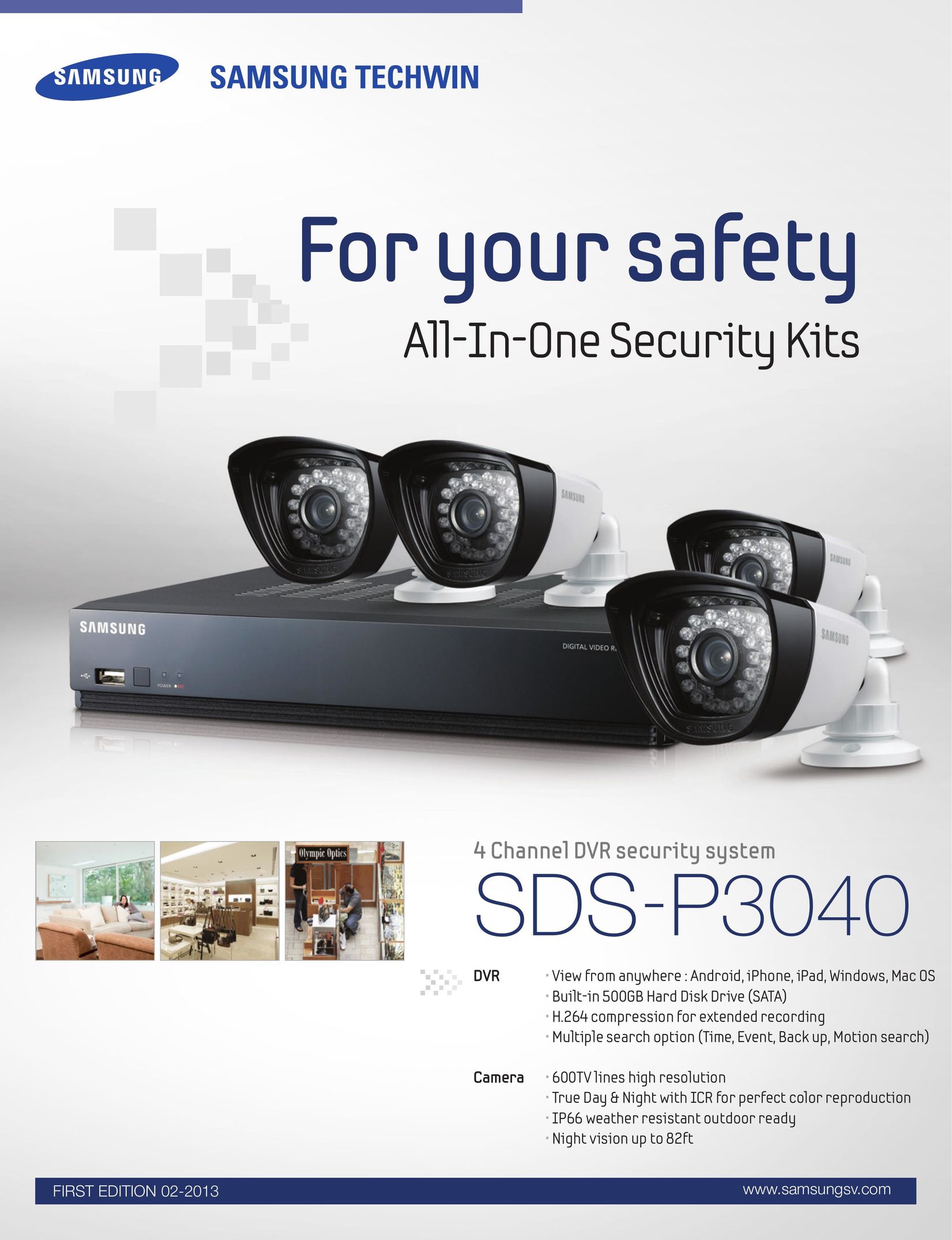 Samsung SDR3100 Home Security System User Manual