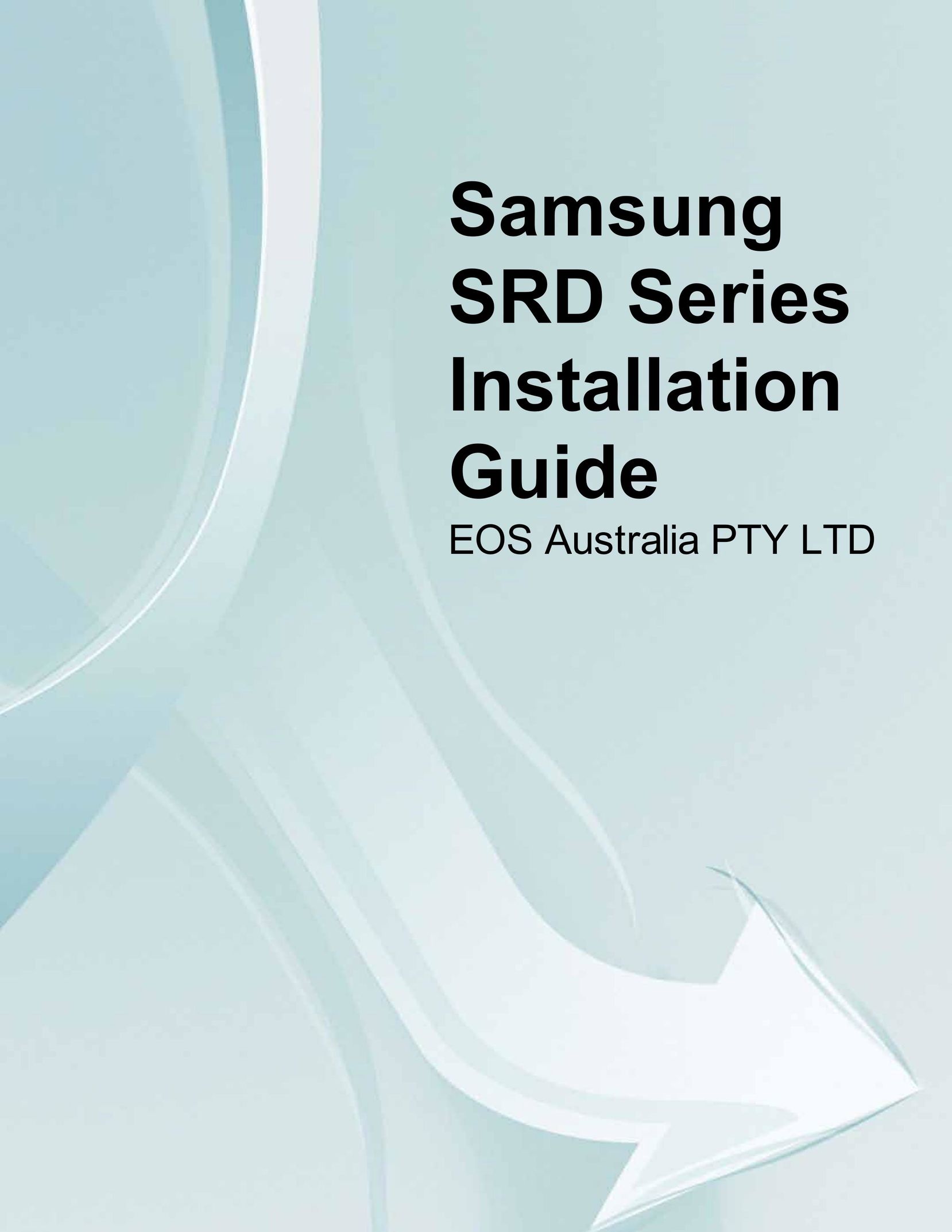 Samsung SDR4200 Home Security System User Manual
