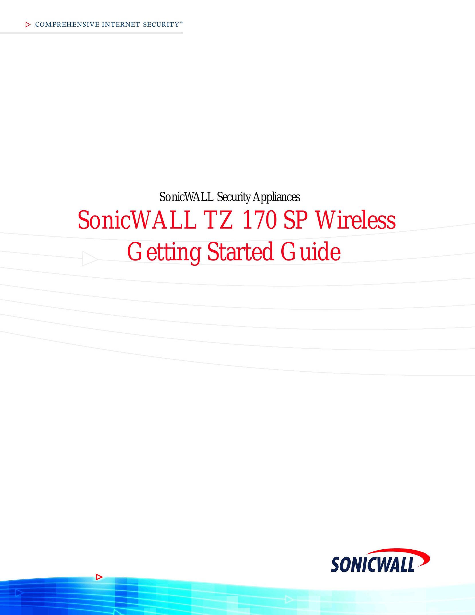 SonicWALL TZ 170 SP Home Security System User Manual