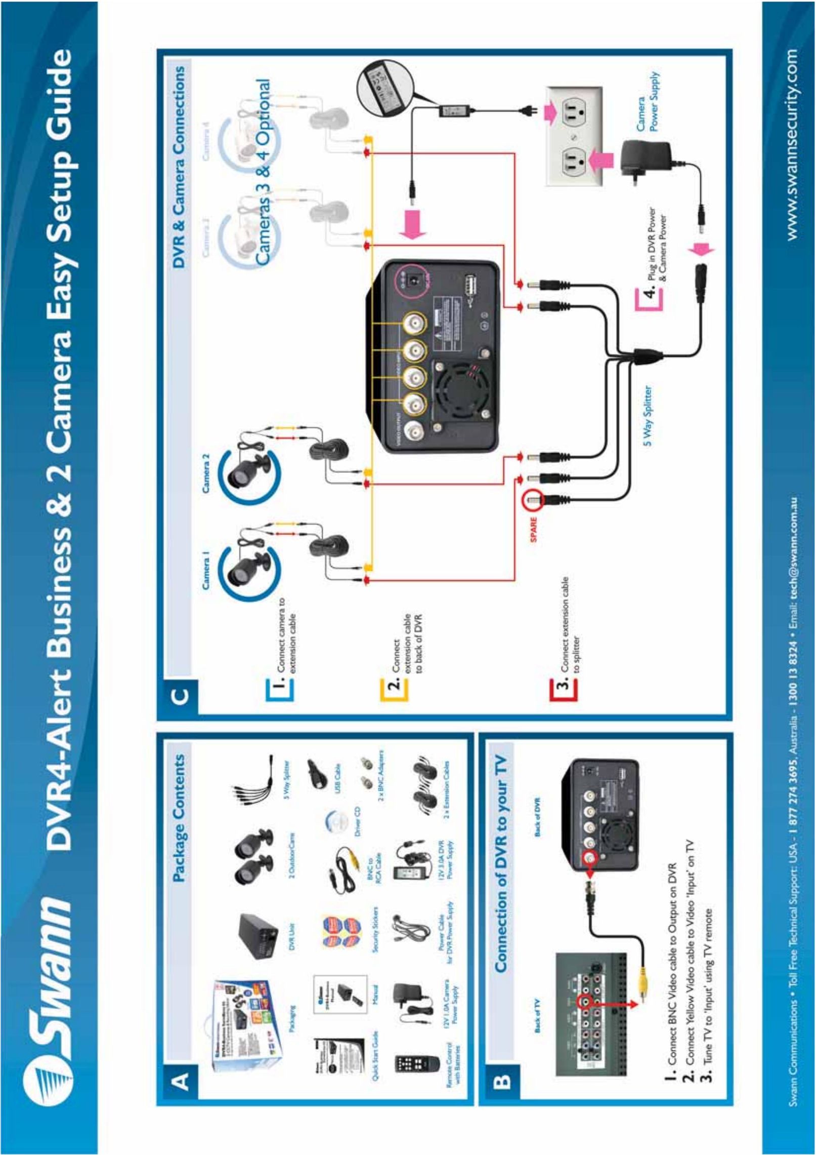 Swann DVR4 Home Security System User Manual