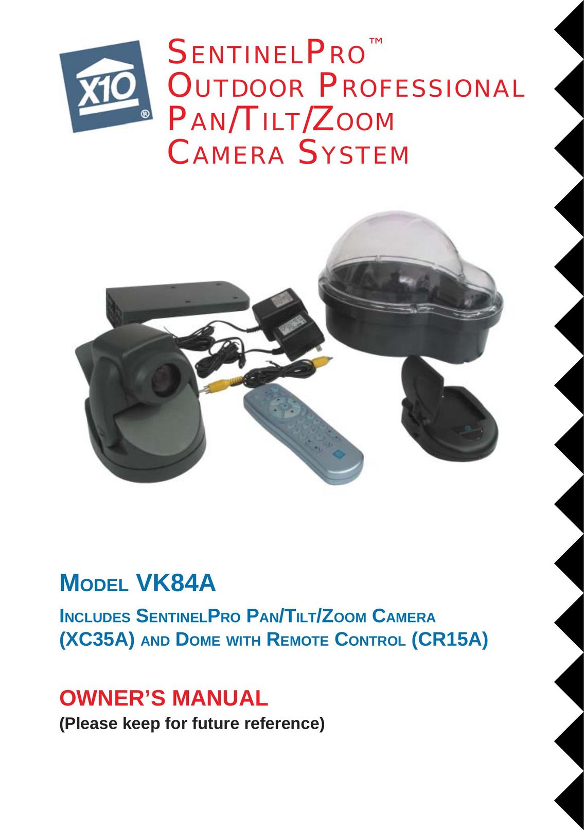 X10 Wireless Technology VK84A Home Security System User Manual