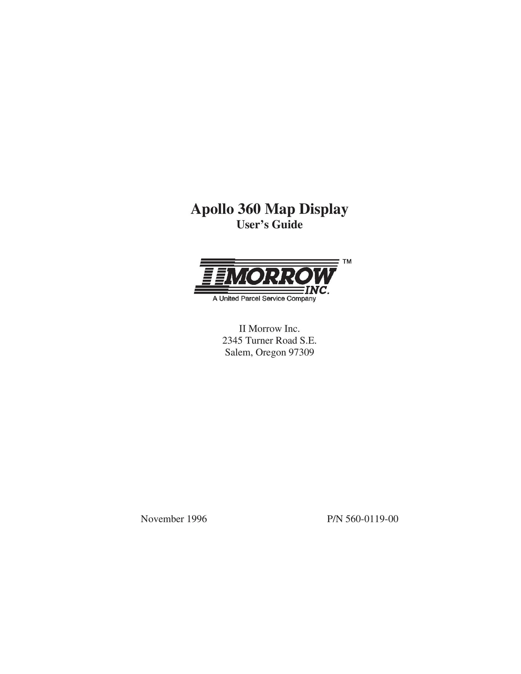 Apollo 560-0119-00 Humidifier User Manual