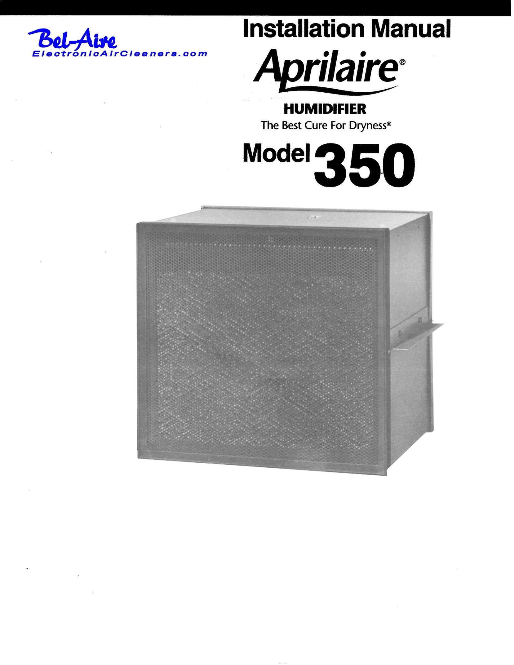 Aprilaire 350 Humidifier User Manual