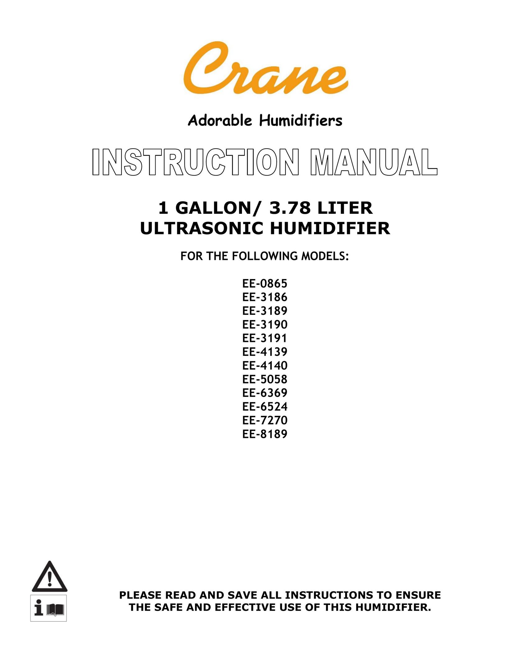 Crane EE-0865 Humidifier User Manual